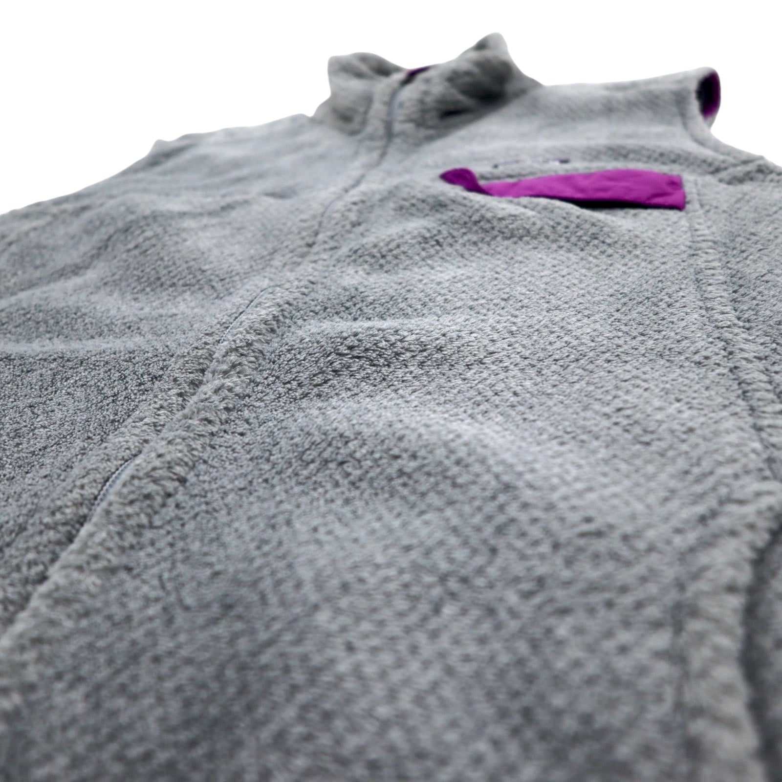 patagonia gilet in pile full zip XL grigio poliestere POLARTEC 25445