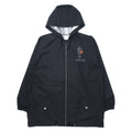 adidas Giacca a vento con cappuccio in nylon anni '90 176 Nera