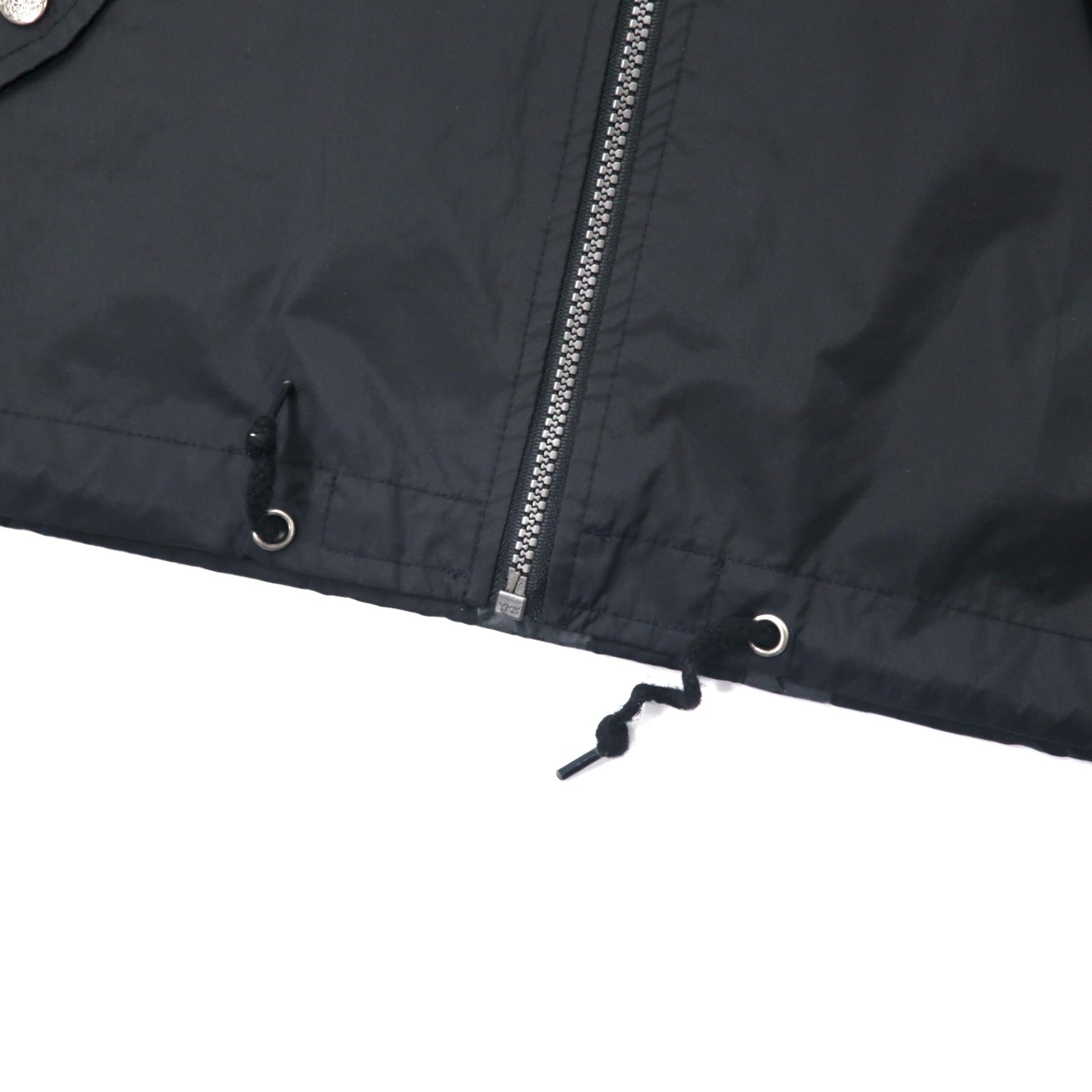 adidas Giacca a vento con cappuccio in nylon anni '90 176 Nera