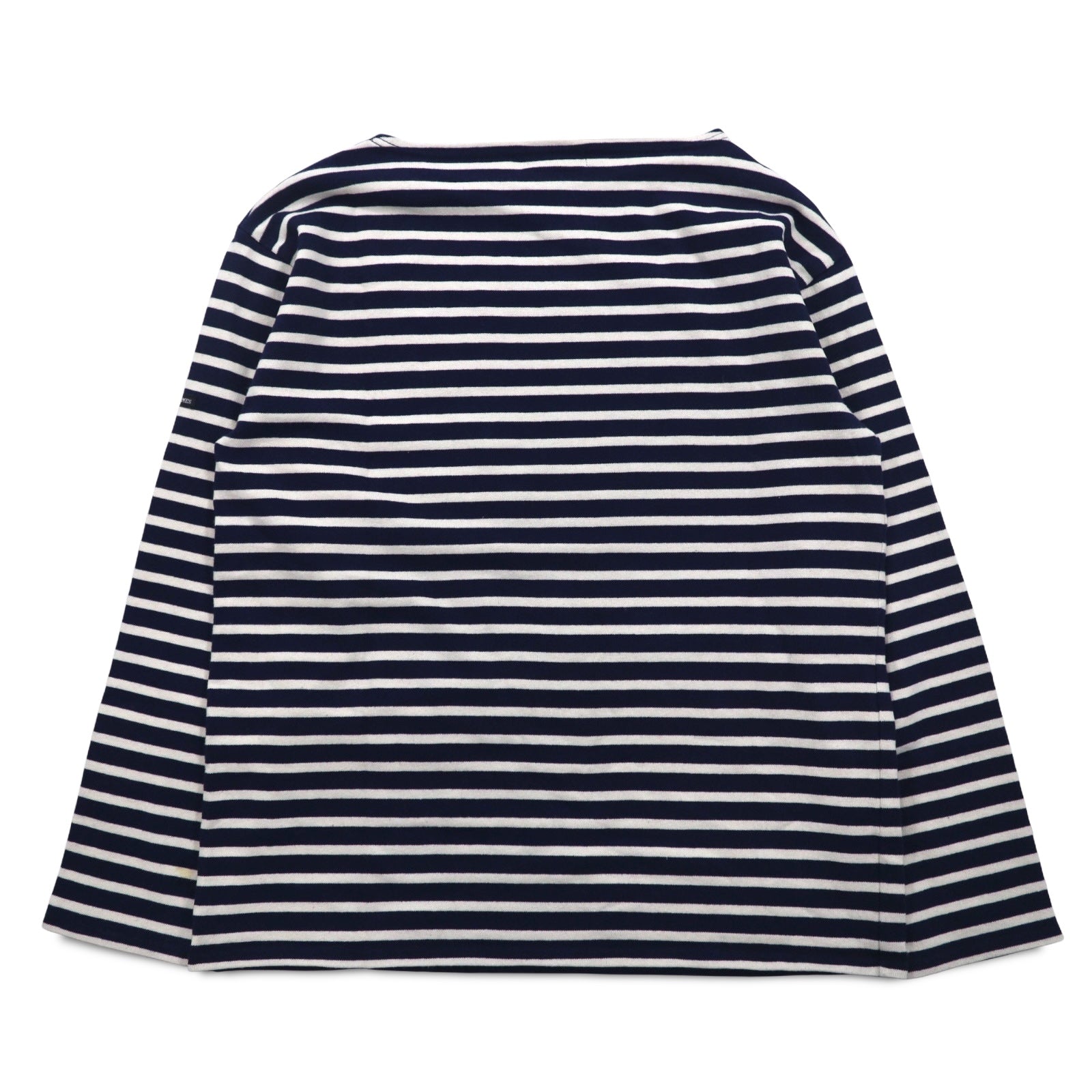 SAINT JAMES L'ATELIER Maglia basca girocollo Made in France L Bianco Blu Marino a righe