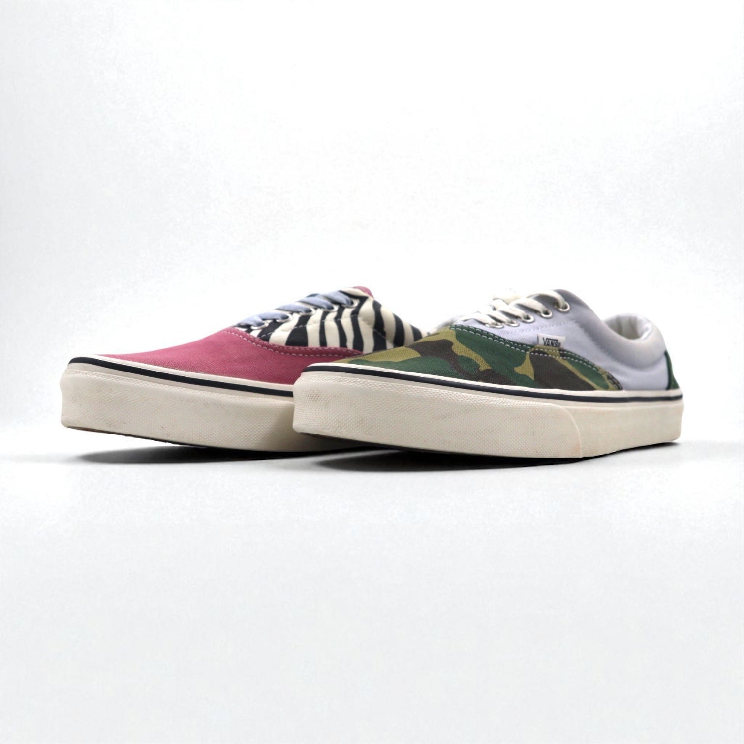 VANS Era Mismatch Zebra / Camo sneakers 28cm zebra mimetico tela VN0A4U39