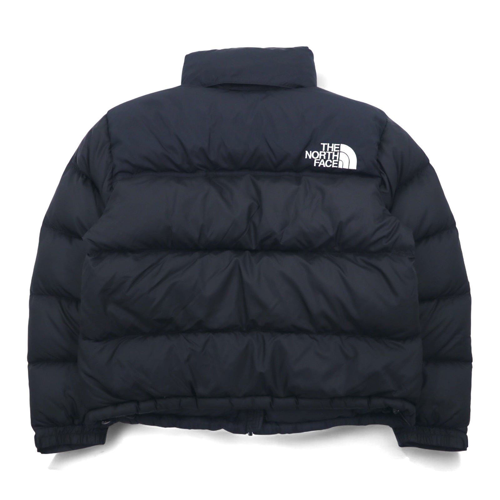 THE NORTH FACE Piumino corto Short Nuptse Jacket nero in nylon, taglia M, NDW91952