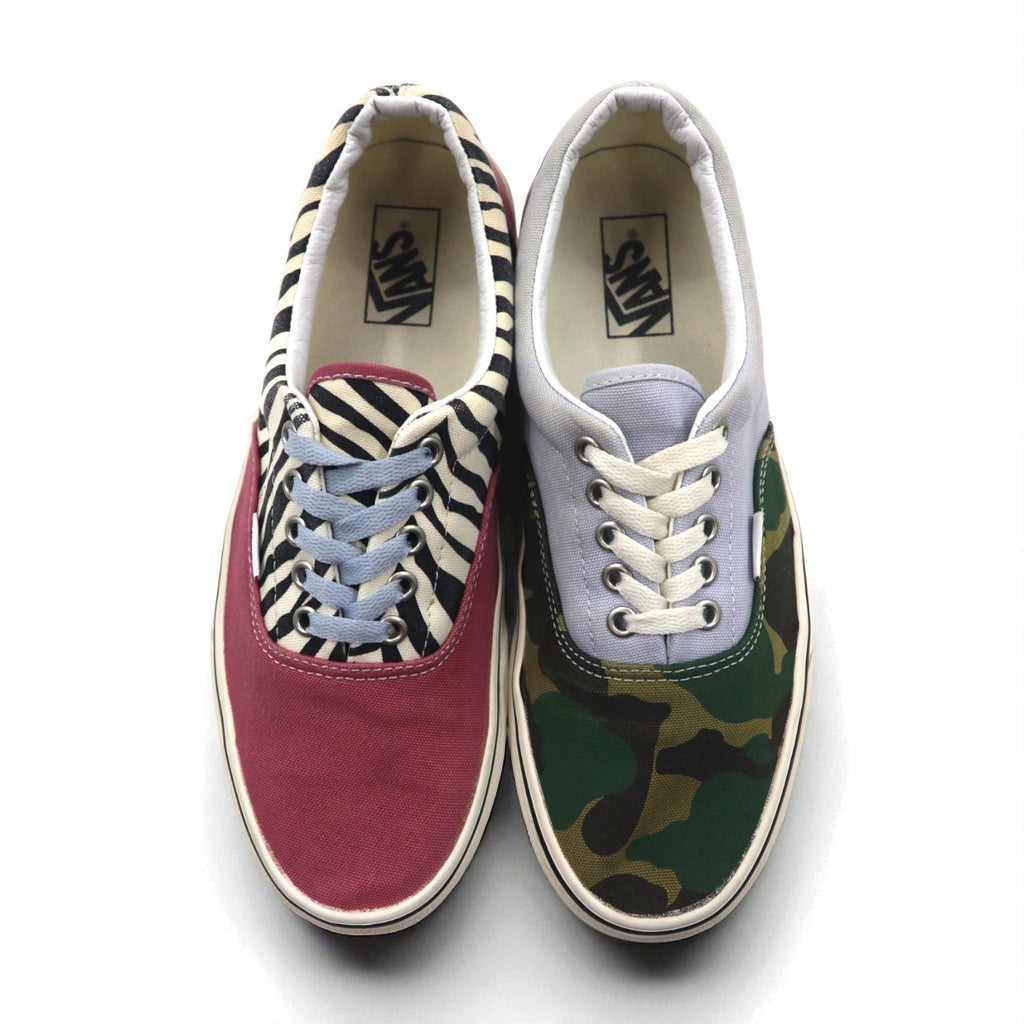 VANS Era Mismatch Zebra / Camo sneakers 28cm zebra mimetico tela VN0A4U39