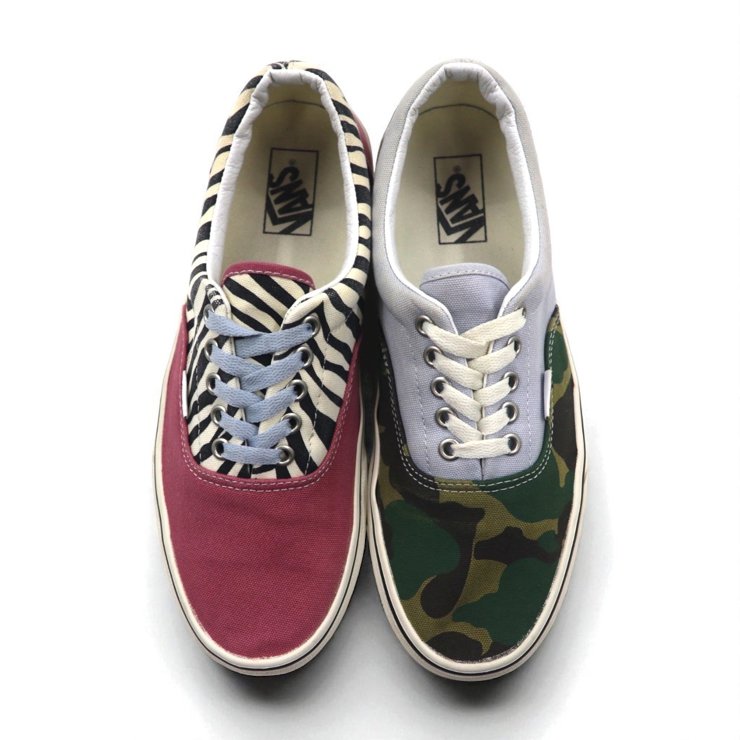VANS Era Mismatch Zebra / Camo sneakers 28cm zebra mimetico tela VN0A4U39