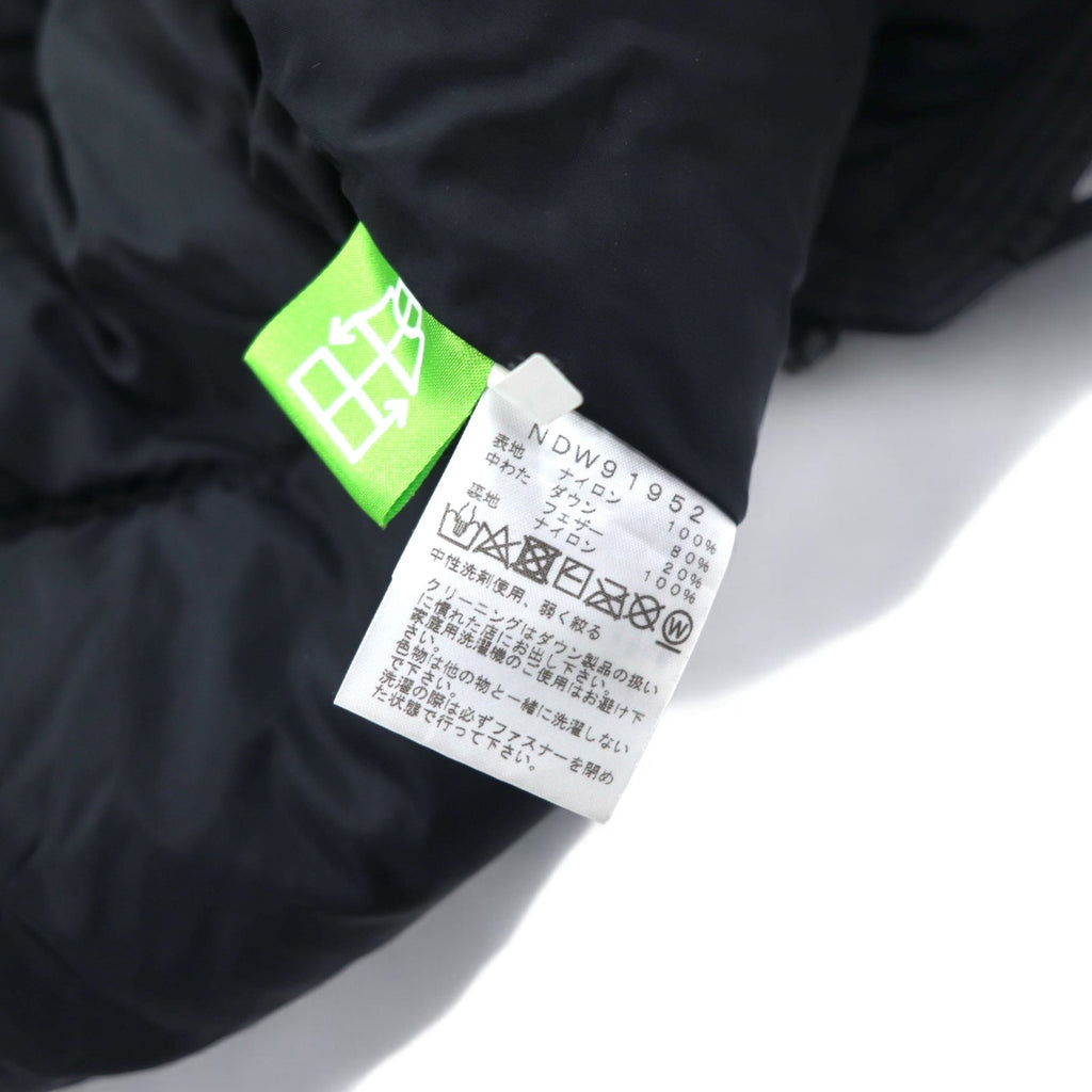 THE NORTH FACE ショート ヌプシ ジャケット Short Nuptse Jacket ダウンジャケット M ブラック ナイロン NDW91952