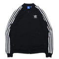 adidas originalsトラックジャケット ジャージ OT ブラック ATP型 ポリエステル SUPER GIRL TRACK TOP AJ8432
