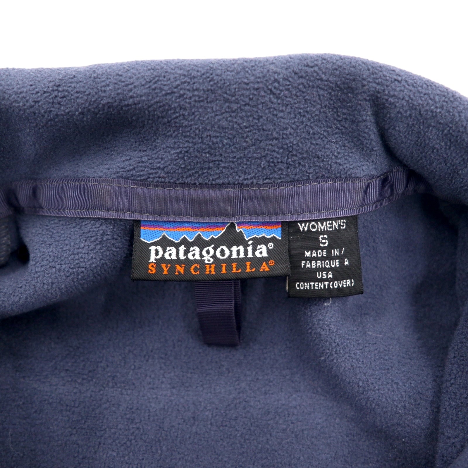 patagonia USA SYNCHILLA Full Zip Fleece Jacket S Grigio Poliestere 28360