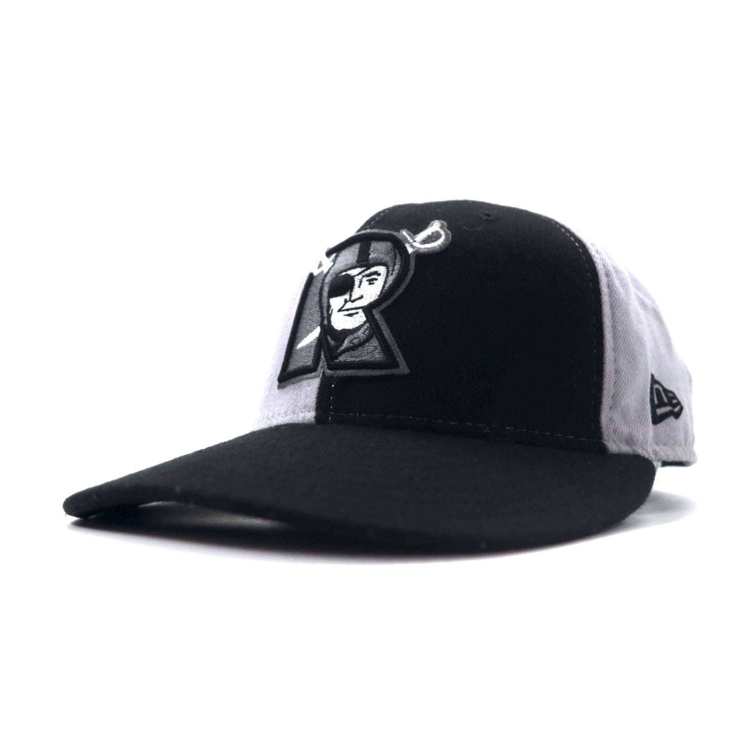 NEW ERA Made in USA anni '90 Cappellino da baseball 57,7 cm Nero Lana NFL RAIDERS