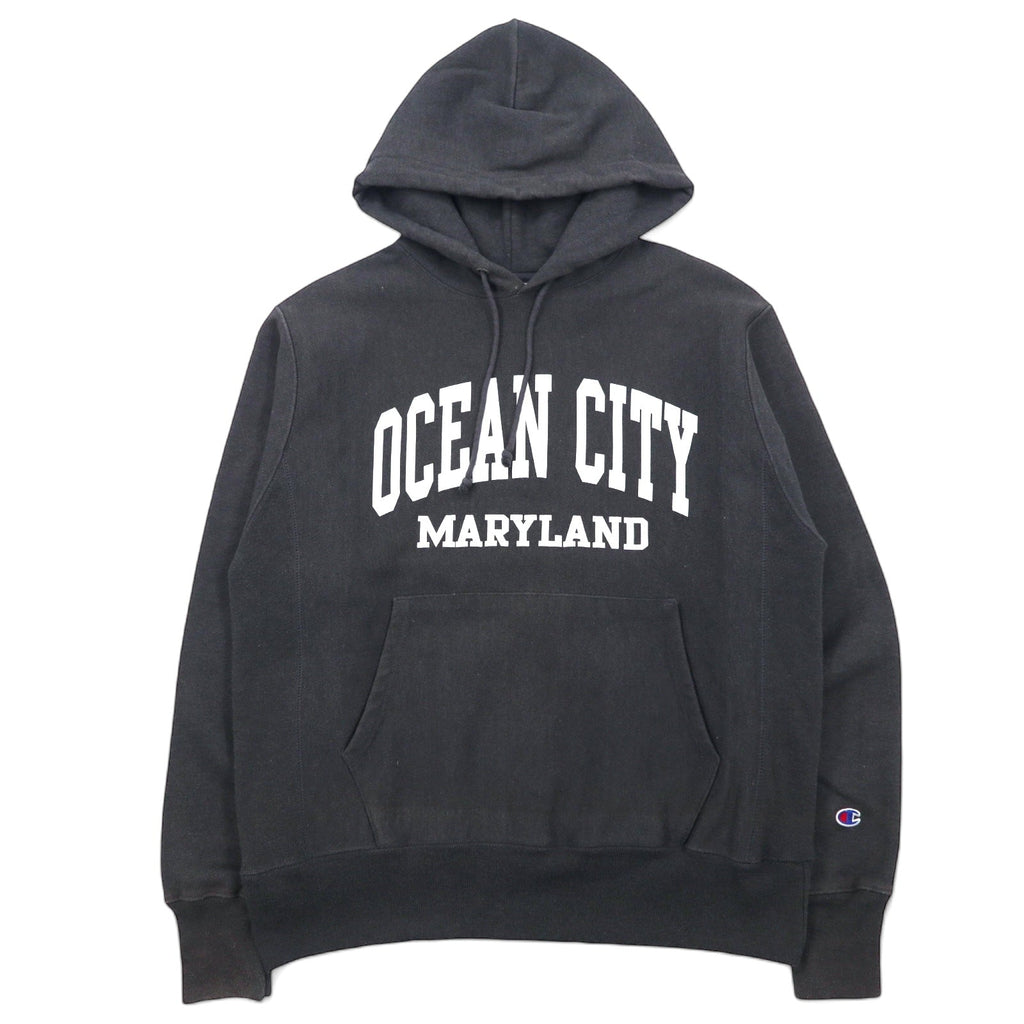 Champion felpa con cappuccio Reverse Weave, XL, grigio, cotone, etichetta blu, riedizione, college, logo ad arco, stampa a due livelli