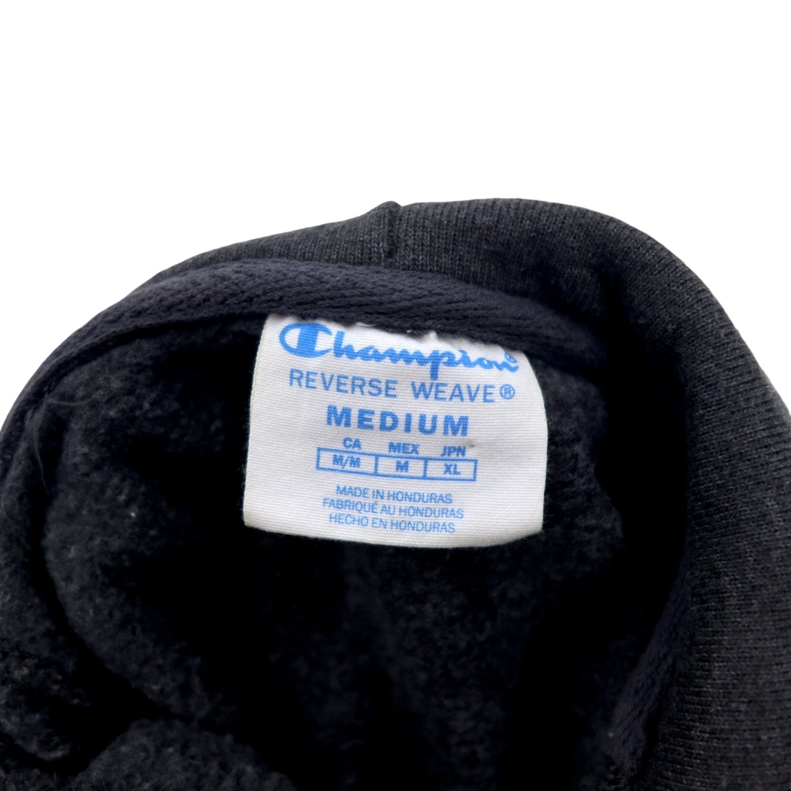 Champion felpa con cappuccio Reverse Weave, XL, grigio, cotone, etichetta blu, riedizione, college, logo ad arco, stampa a due livelli