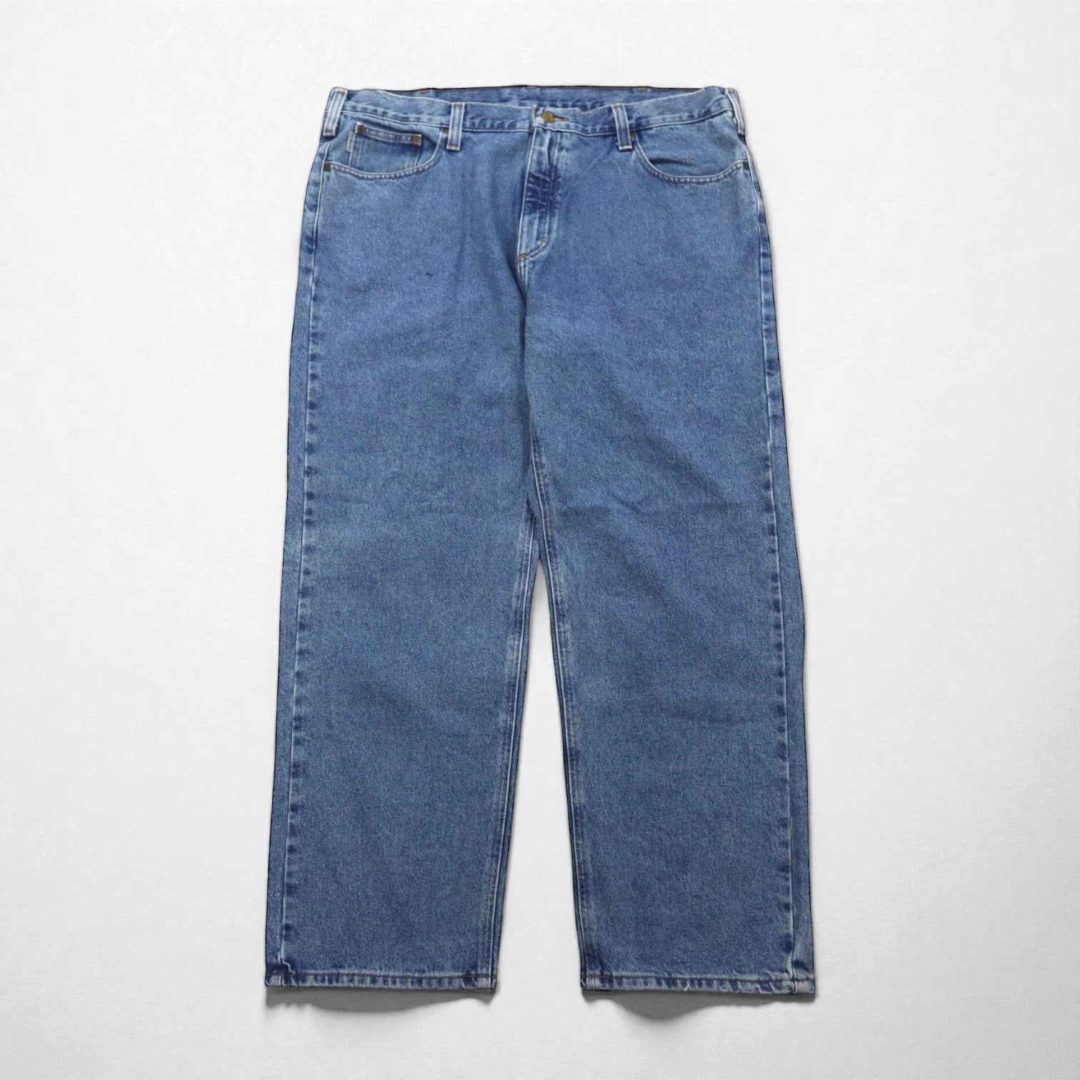 carhartt ワイド デニムパンツ ジーンズ XL リラックスフィット インディゴ Relaxed Fit ビッグサイズ B460 LVB