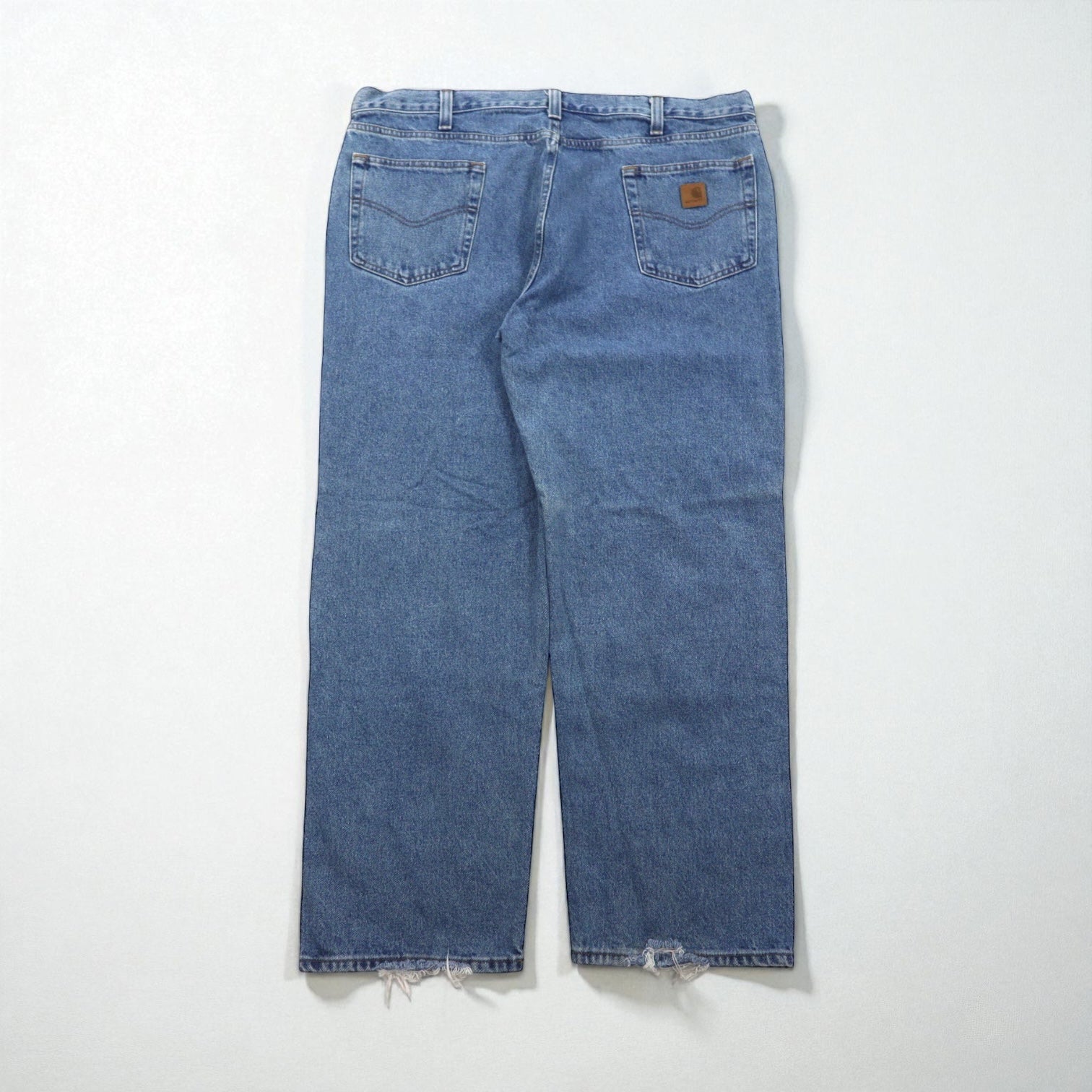 carhartt ワイド デニムパンツ ジーンズ XL リラックスフィット インディゴ Relaxed Fit ビッグサイズ B460 LVB