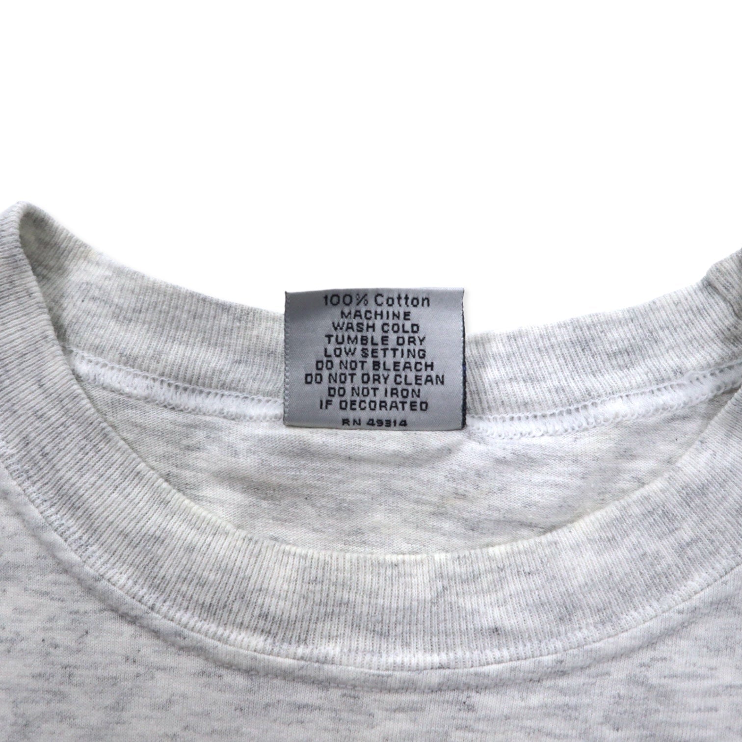 T-shirt girocollo in cotone grigio a maniche corte, stampa "GEAR FOR SPORT" anni '90, Made in USA, taglia L. PENN STATE BIG TEN.