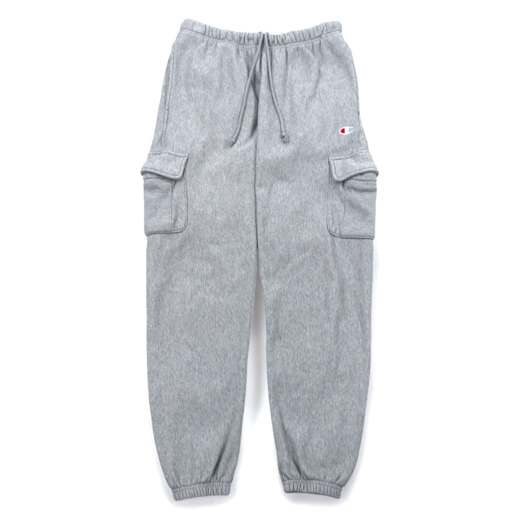 Champion Reverse Weave REVERSE WEAVE Pantaloni Cargo in Felpa L Grigio Cotone Etichetta Blu Riproduzione