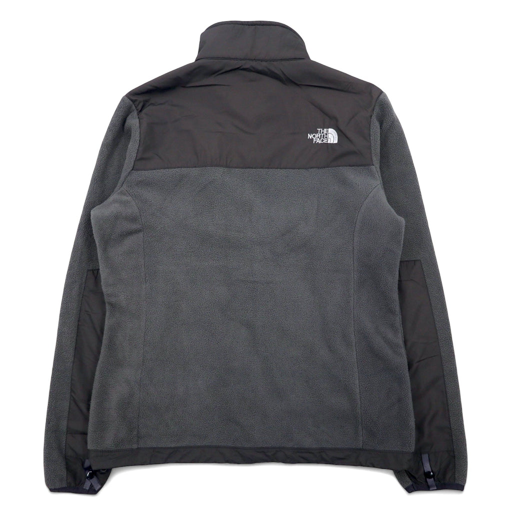 THE NORTH FACE Denali Jacket, giacca in pile con inserti in nylon, taglia M, colore grigio, poliestere, logo ricamato, DENALI JACKET, modello internazionale