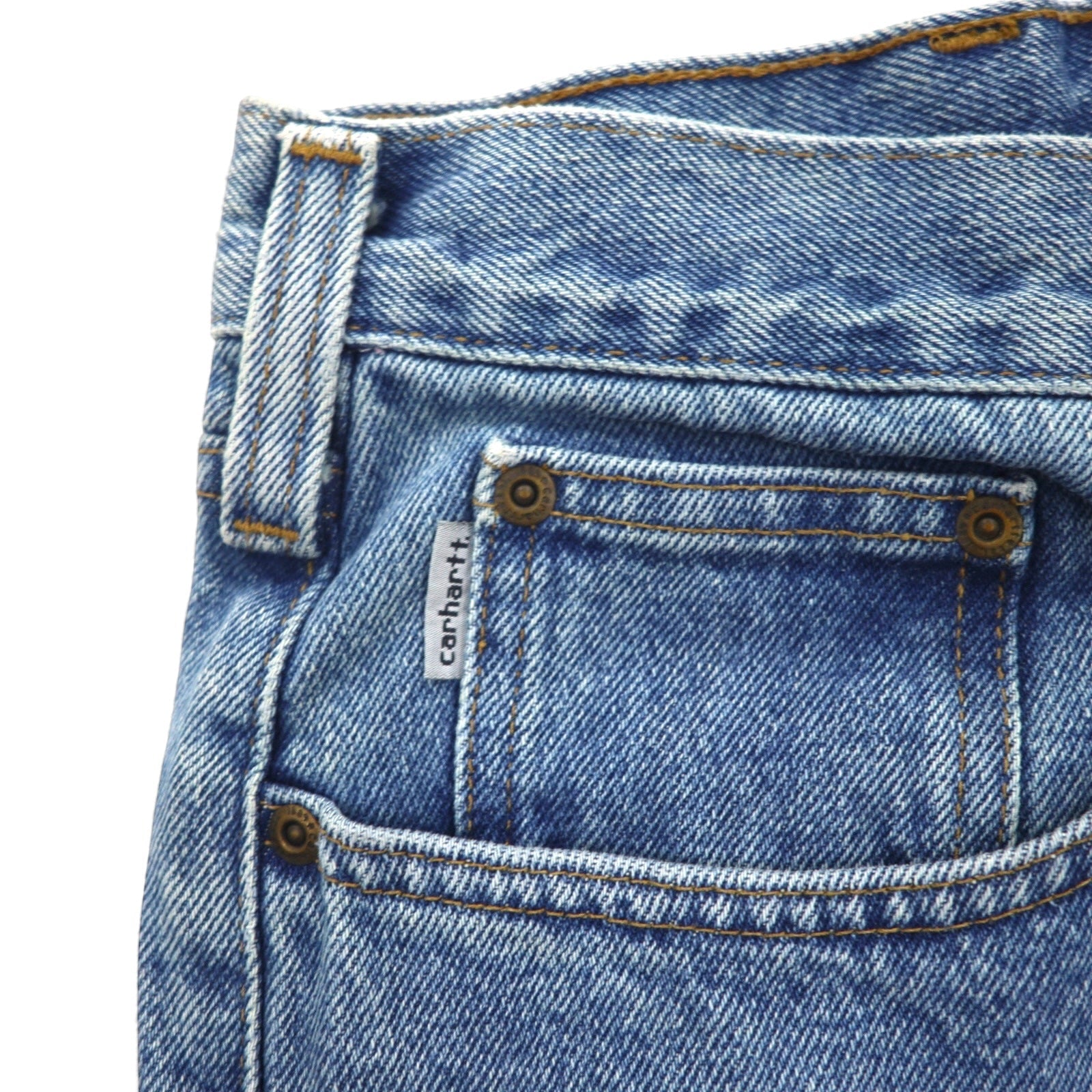 carhartt ワイド デニムパンツ ジーンズ XL リラックスフィット インディゴ Relaxed Fit ビッグサイズ B460 LVB