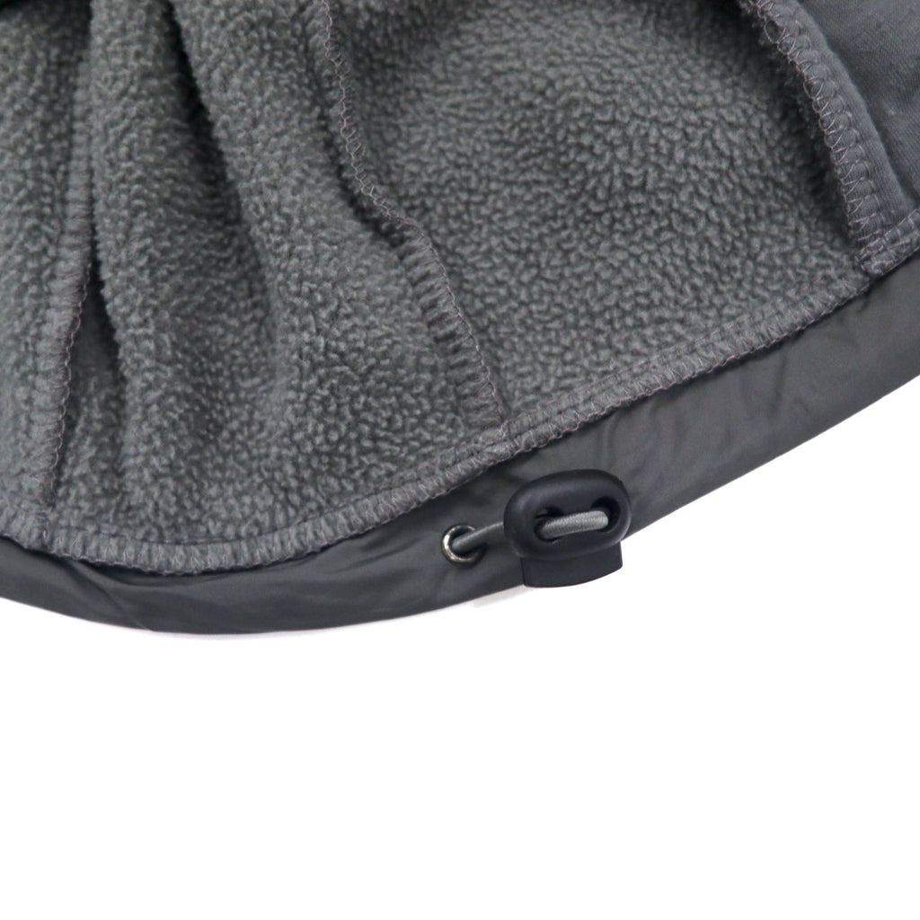 THE NORTH FACE Denali Jacket, giacca in pile con inserti in nylon, taglia M, colore grigio, poliestere, logo ricamato, DENALI JACKET, modello internazionale