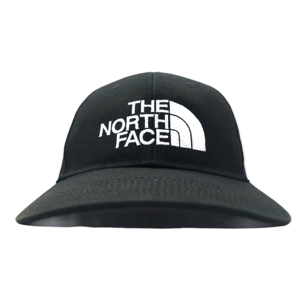 THE NORTH FACE Cappellino da trekking con logo ricamato, taglia unica, nero, cotone NN01450