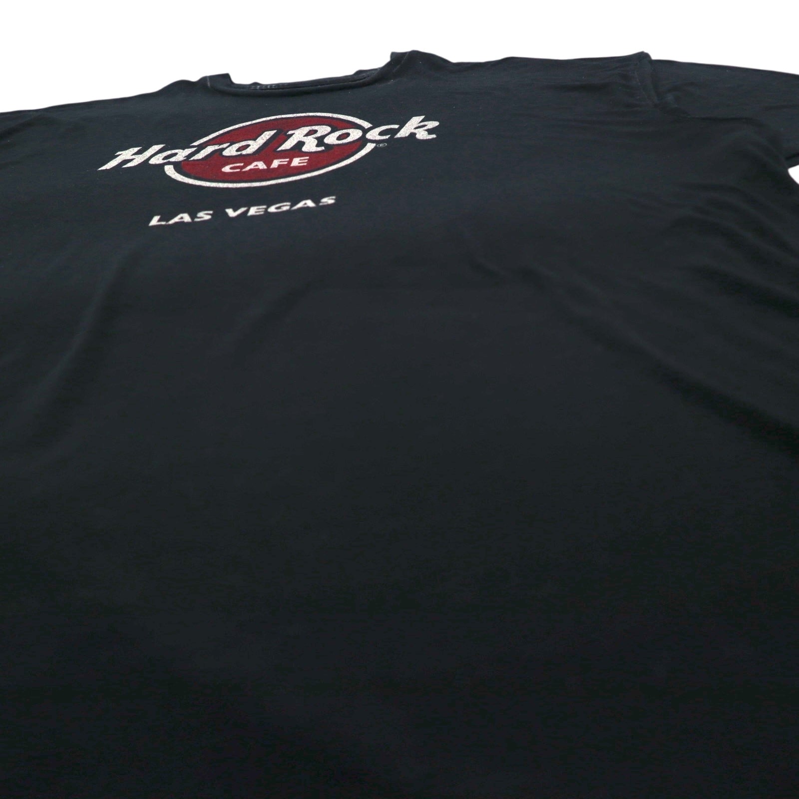 Hard Rock CAFE T-Shirt pigmentata effetto vintage XXL Nera Oversize LAS VEGAS