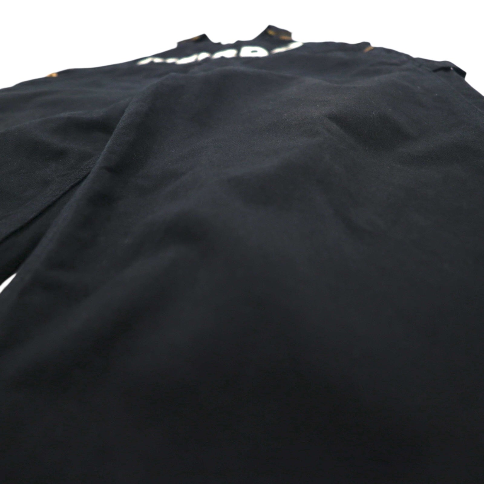 WEIRDO Salopette M Nera WOLF BAIT-OVERALL Cotone GROWN-UP WRD-19-SS-25 Fatto in Giappone