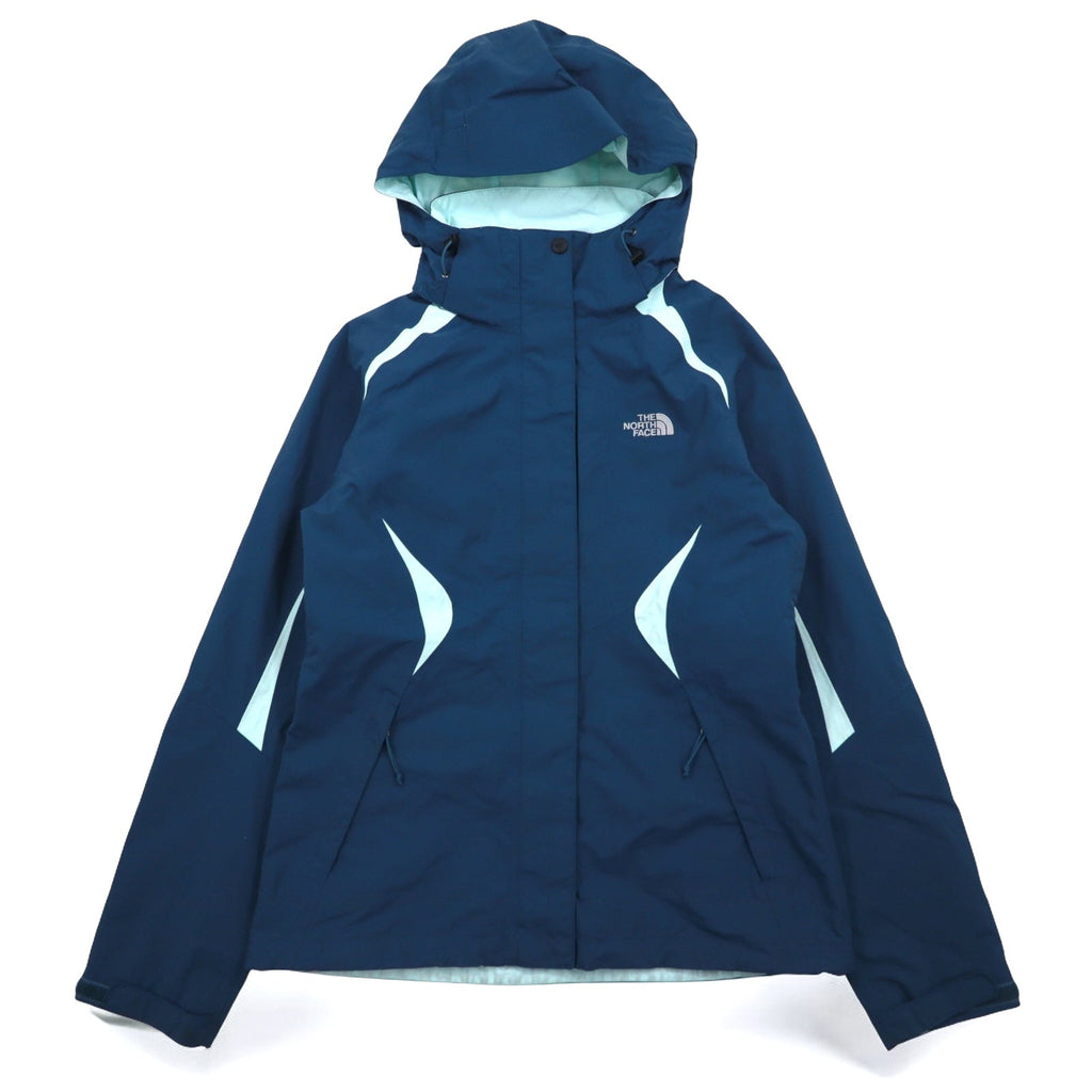 THE NORTH FACE HyVent HYVENT impermeabile giacca a vento S navy nylon con zip-in-zip standard americano A6FB