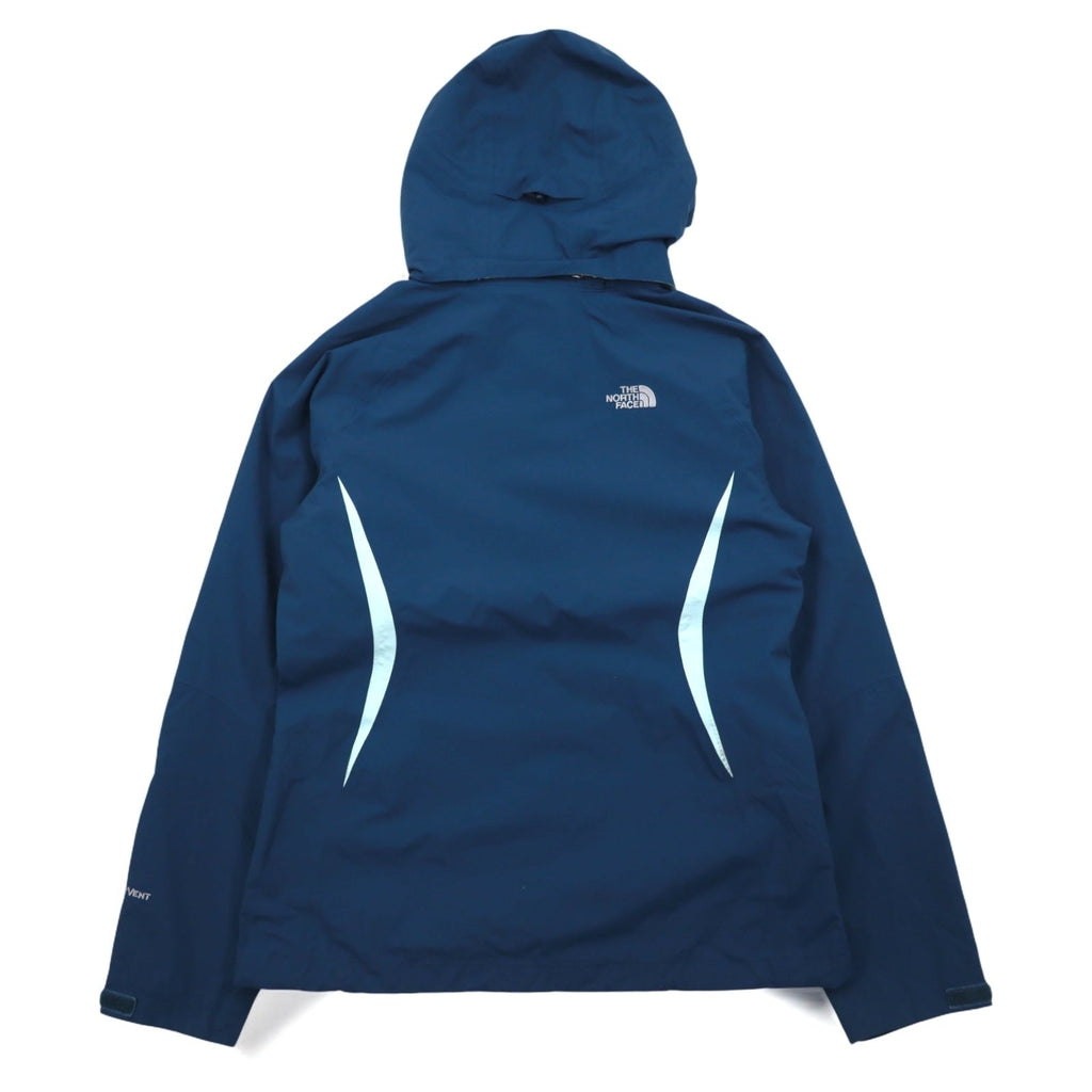 THE NORTH FACE HyVent HYVENT impermeabile giacca a vento S navy nylon con zip-in-zip standard americano A6FB