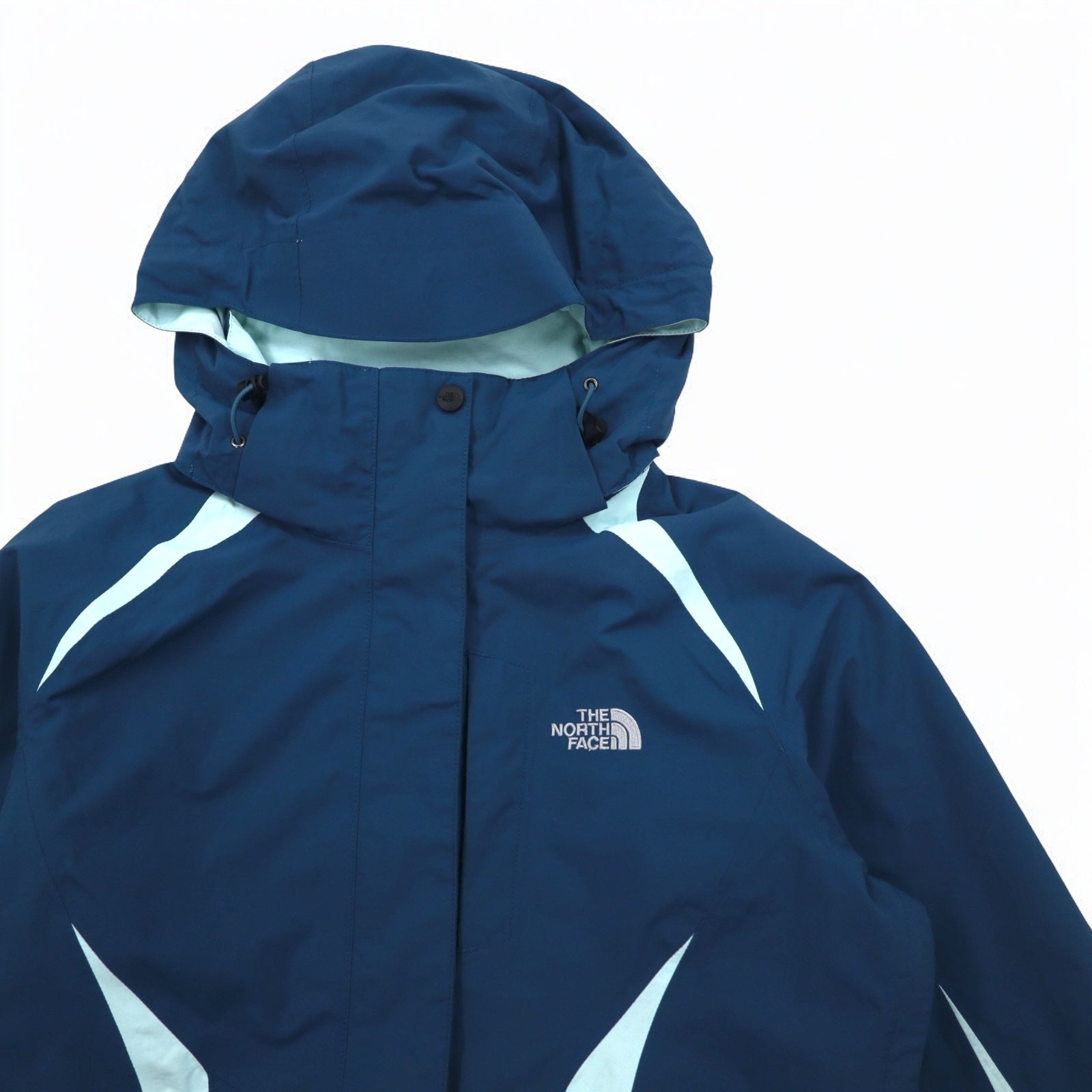 THE NORTH FACE HyVent HYVENT impermeabile giacca a vento S navy nylon con zip-in-zip standard americano A6FB