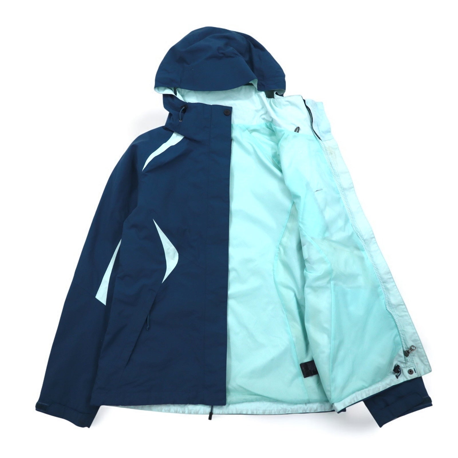 THE NORTH FACE HyVent HYVENT impermeabile giacca a vento S navy nylon con zip-in-zip standard americano A6FB
