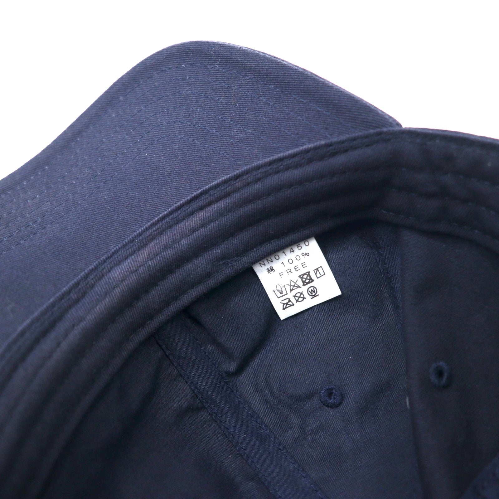 THE NORTH FACE - Cappellino da trekking con logo ricamato, taglia unica, blu navy, cotone, NN01450