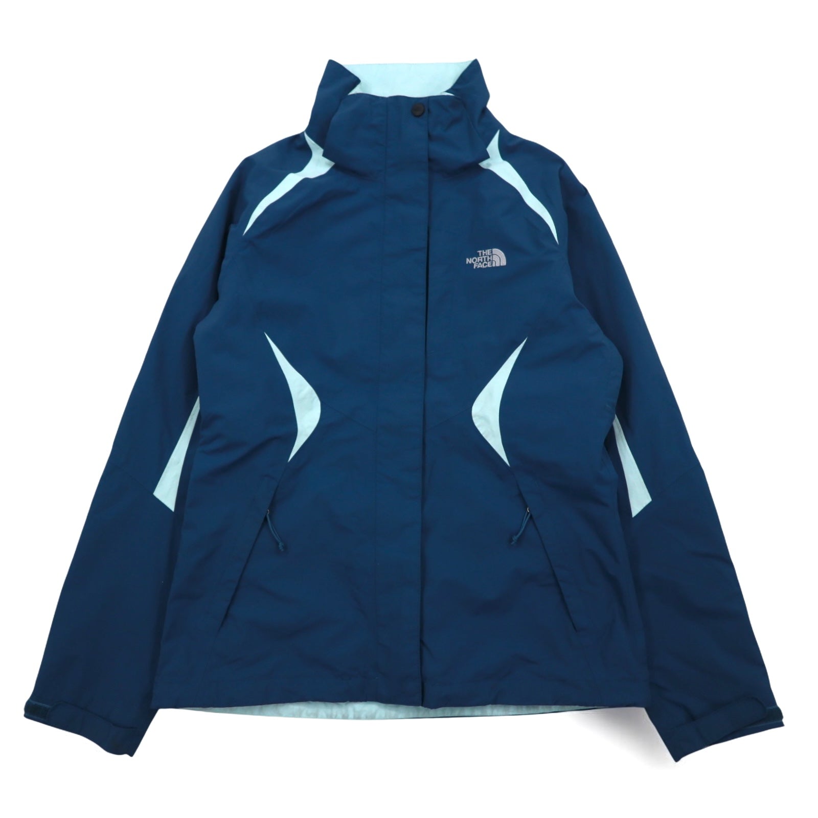 THE NORTH FACE HyVent HYVENT impermeabile giacca a vento S navy nylon con zip-in-zip standard americano A6FB