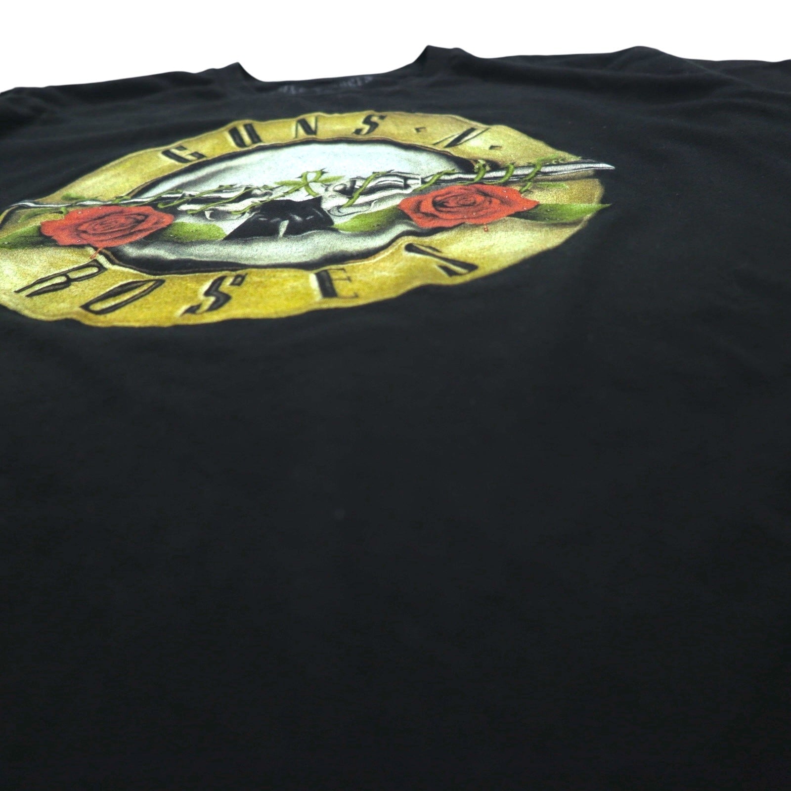 GUNS N' ROSES T-Shirt L Nero Cotone Fatto in Messico