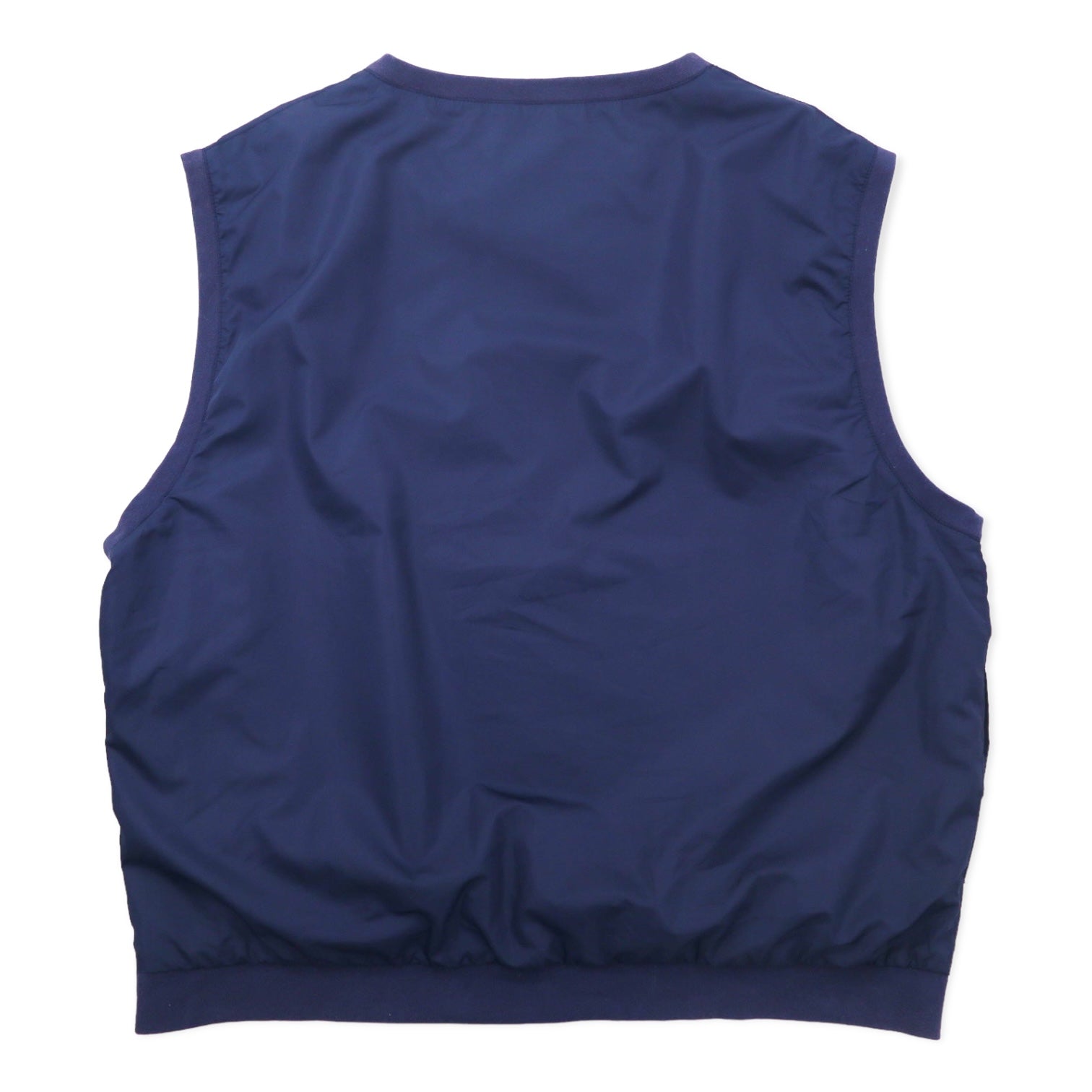 POLO GOLF RALPH LAUREN Giacca a vento senza maniche gilet pullover XL Blu Navy Poliestere Fodera in rete Logo a punto singolo