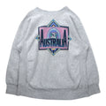 USA製 90年代 ROSS SPORTSWEAR リバースウィーブ スウェット L グレー コットン AUSTRALIA