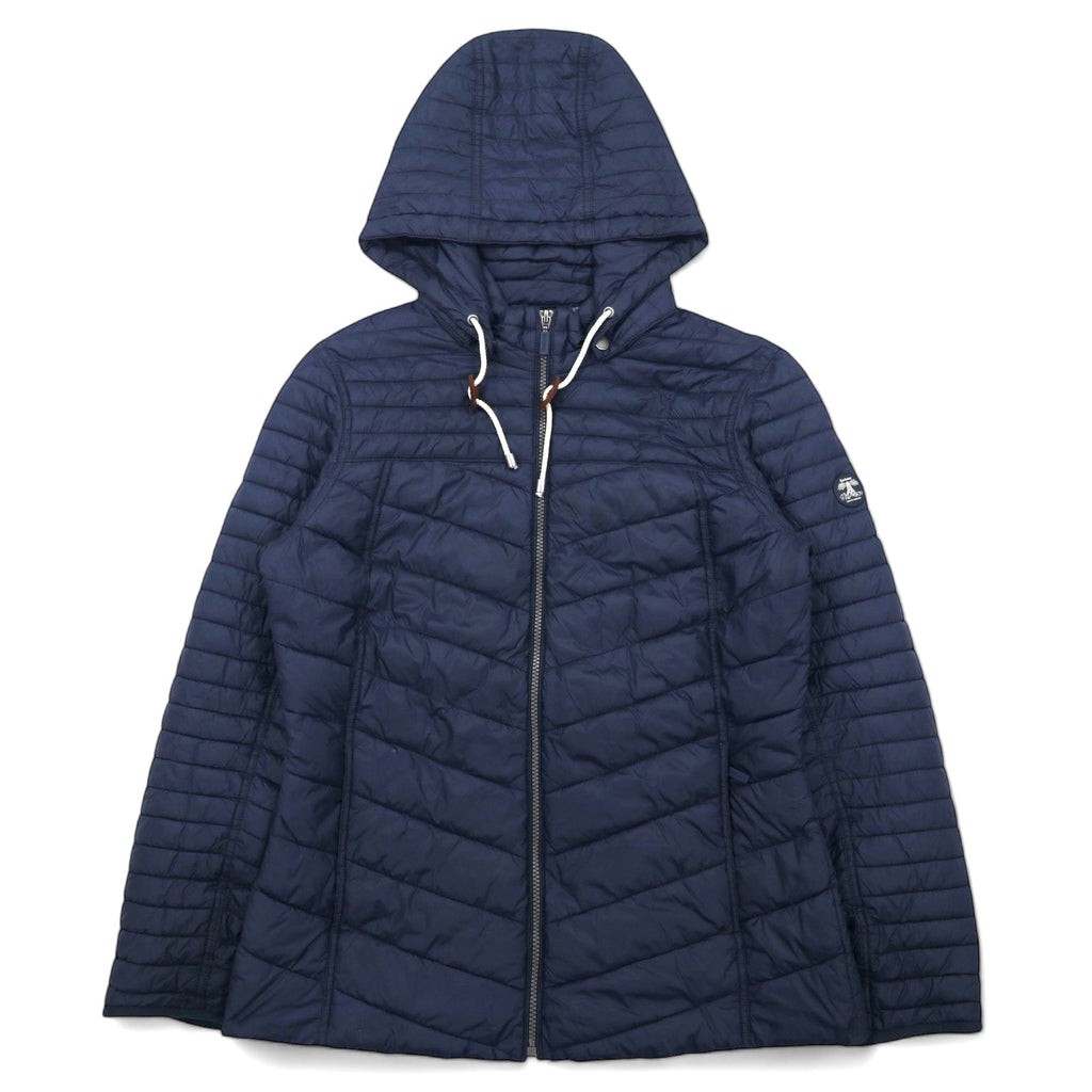 Barbour Giacca trapuntata in fibra di piumino XL blu navy poliestere cappuccio removibile HEADLAND QUILT JACKET LQU0816NY71