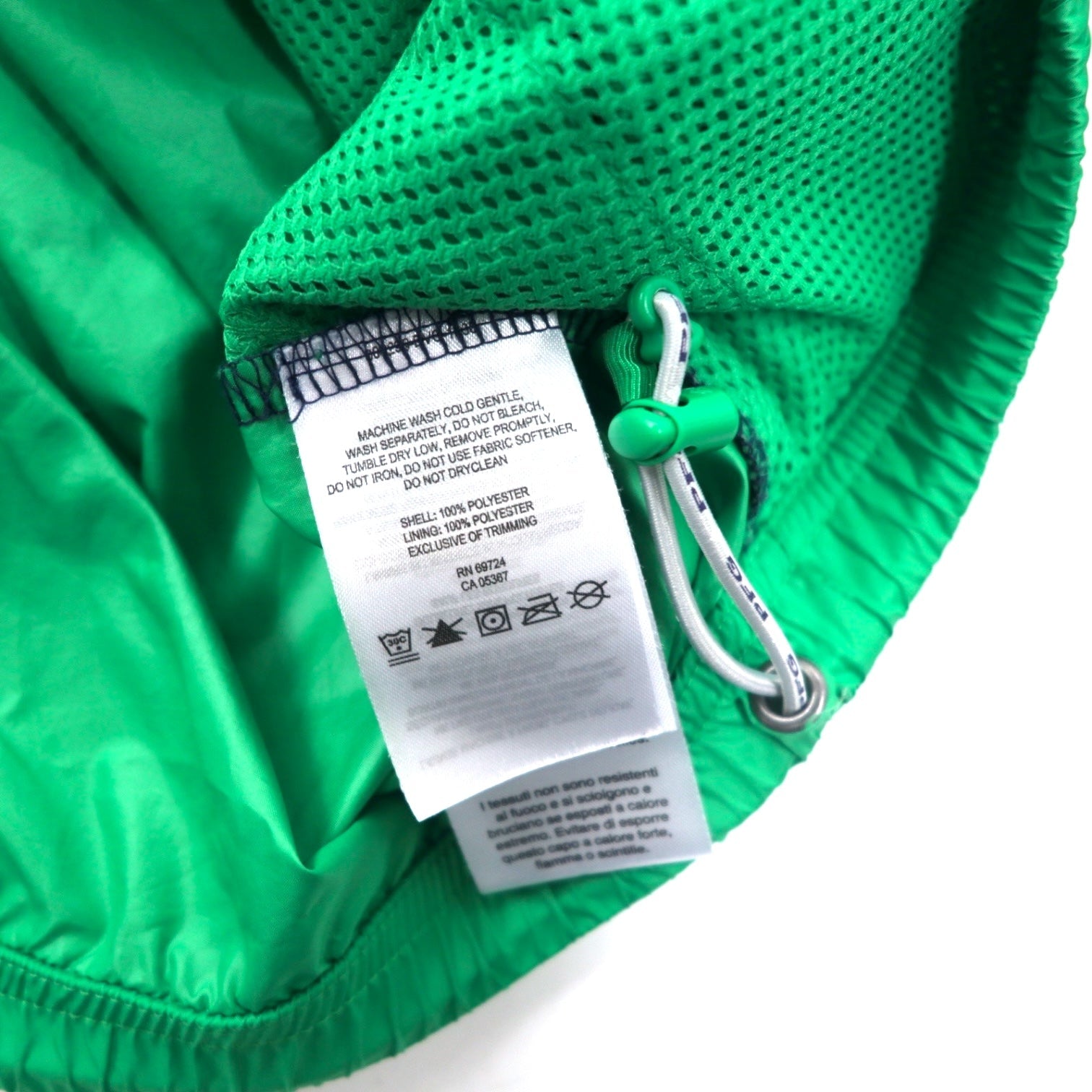 Columbia PFG Anorak con mezza cerniera, taglia L, blu navy e verde, bicolore, poliestere, XM0541