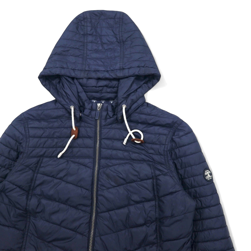 Barbour Giacca trapuntata in fibra di piumino XL blu navy poliestere cappuccio removibile HEADLAND QUILT JACKET LQU0816NY71