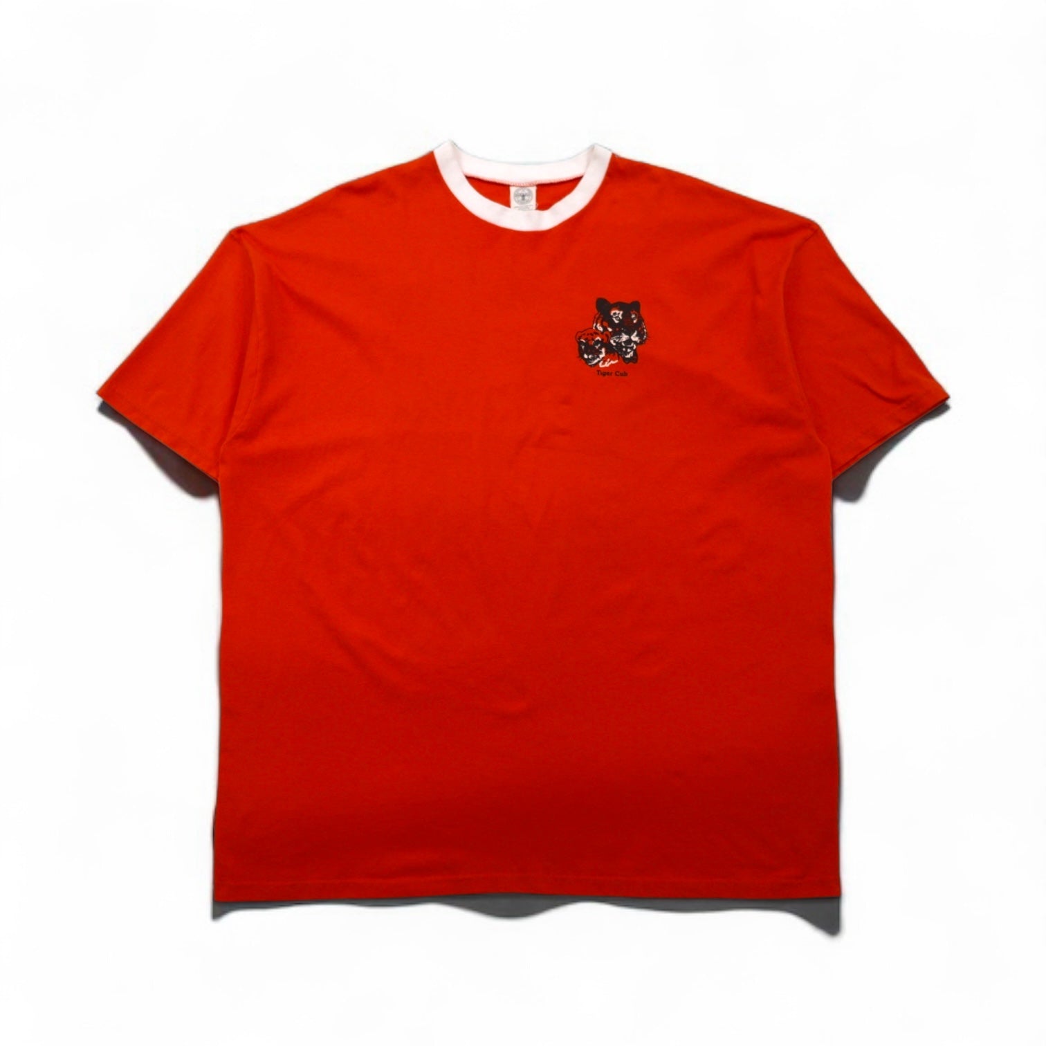 BOY SCOUTS OF AMERICA Anni '90 Made in USA T-shirt TIGER CUB 3XL Arancione Cotone