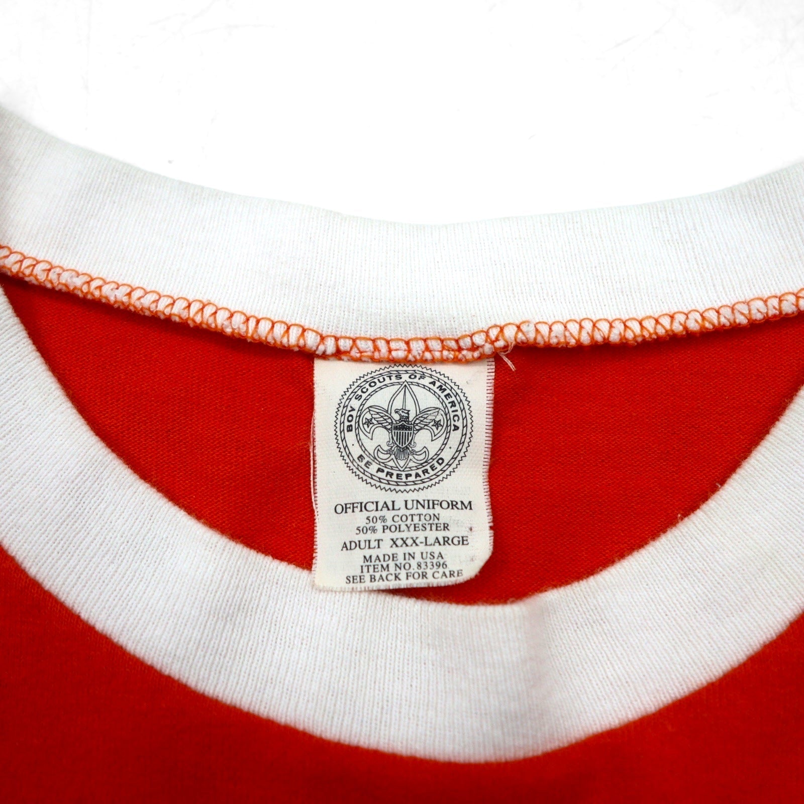 BOY SCOUTS OF AMERICA Anni '90 Made in USA T-shirt TIGER CUB 3XL Arancione Cotone