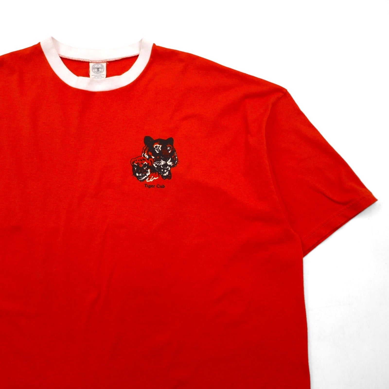 BOY SCOUTS OF AMERICA Anni '90 Made in USA T-shirt TIGER CUB 3XL Arancione Cotone