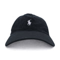 Polo by Ralph Lauren 6パネルキャップ FREE ベルト ブラック コットン スモールポニー刺繍