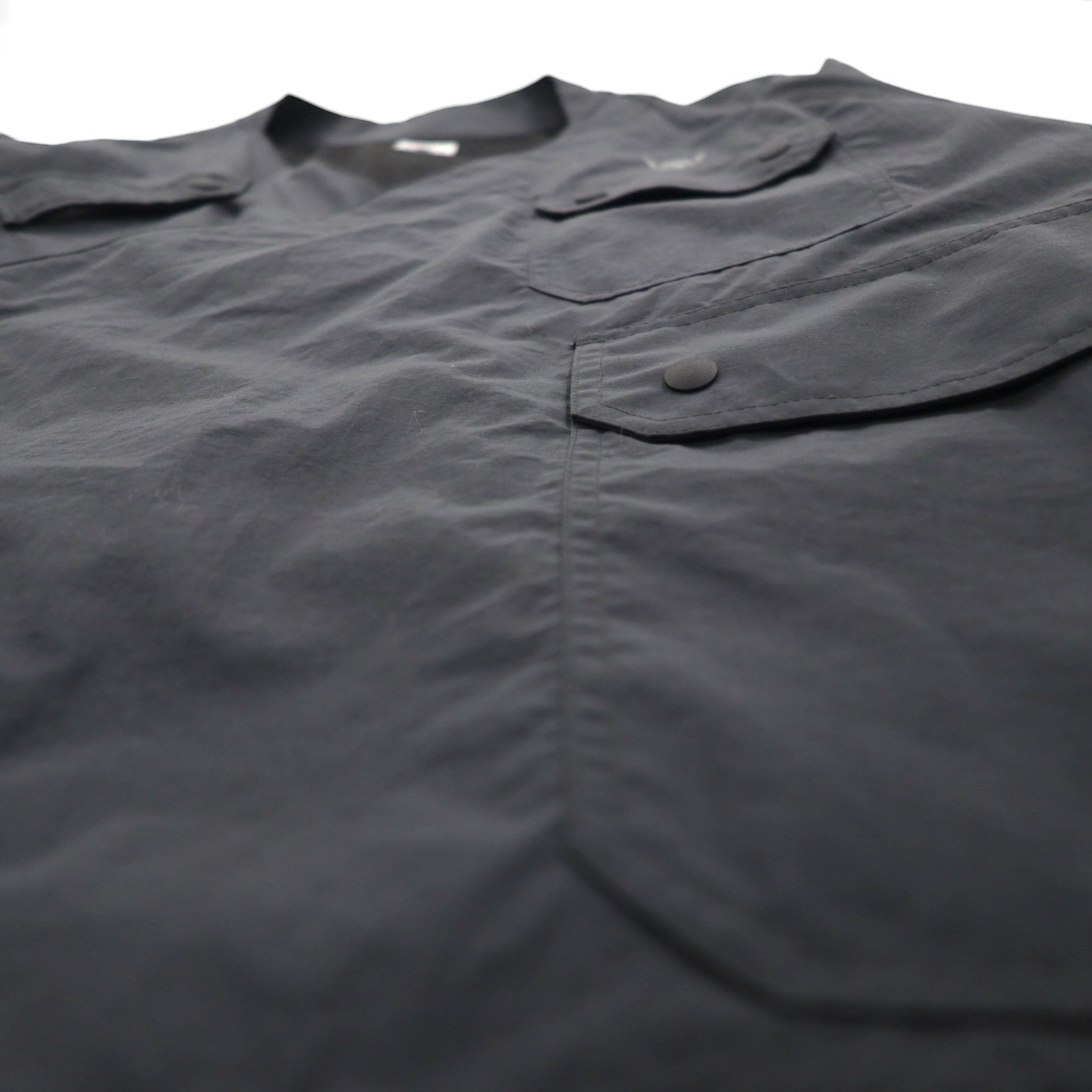 South2 West8 作務衣 Sherpa Jacket シェルパジャケット S グレー ナイロン EJ801 日本製