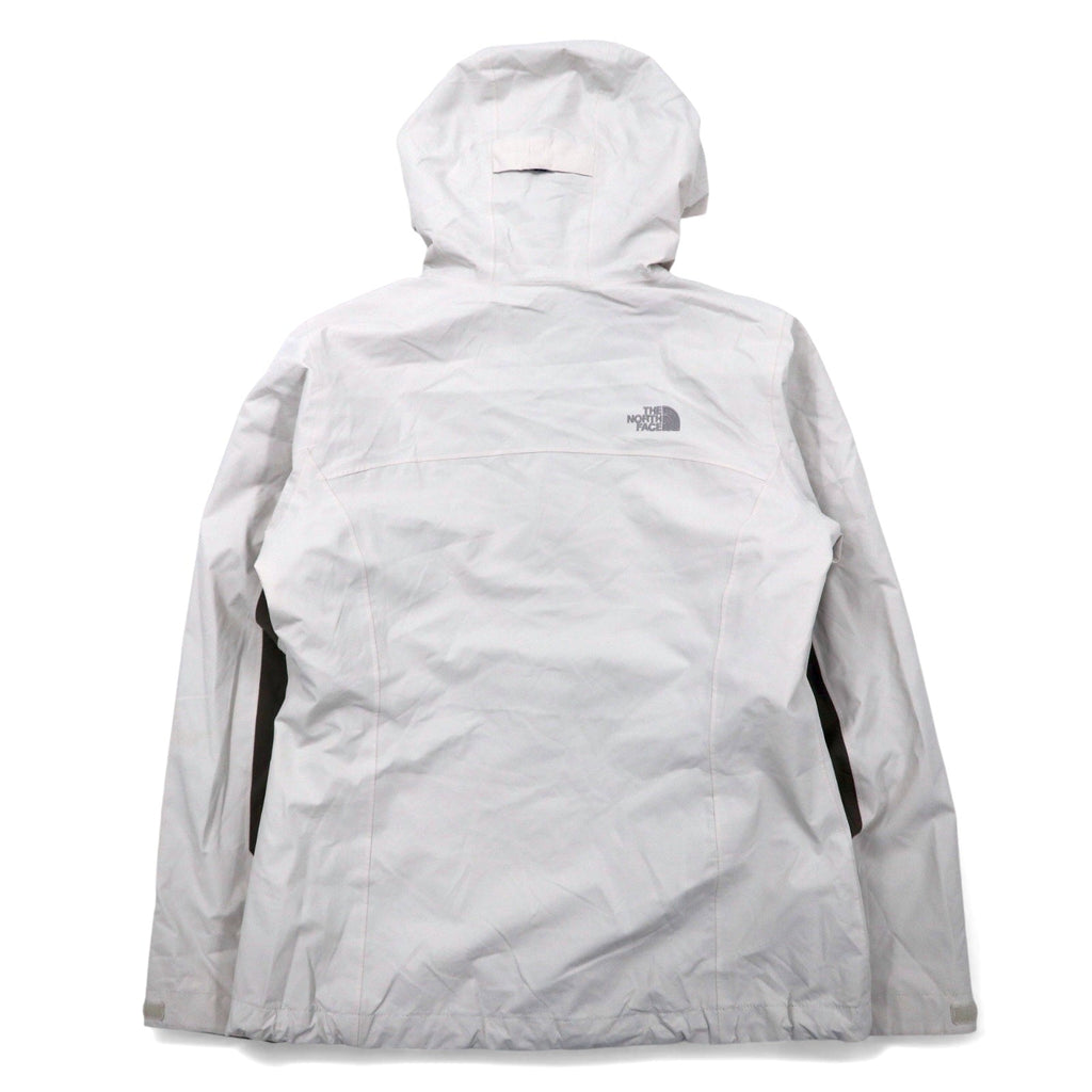 THE NORTH FACE Giacca a vento 3-in-1 M Bianco Kaki Poliestere HYVENT Impermeabile Traspirante Fodera in pile staccabile Taglia USA