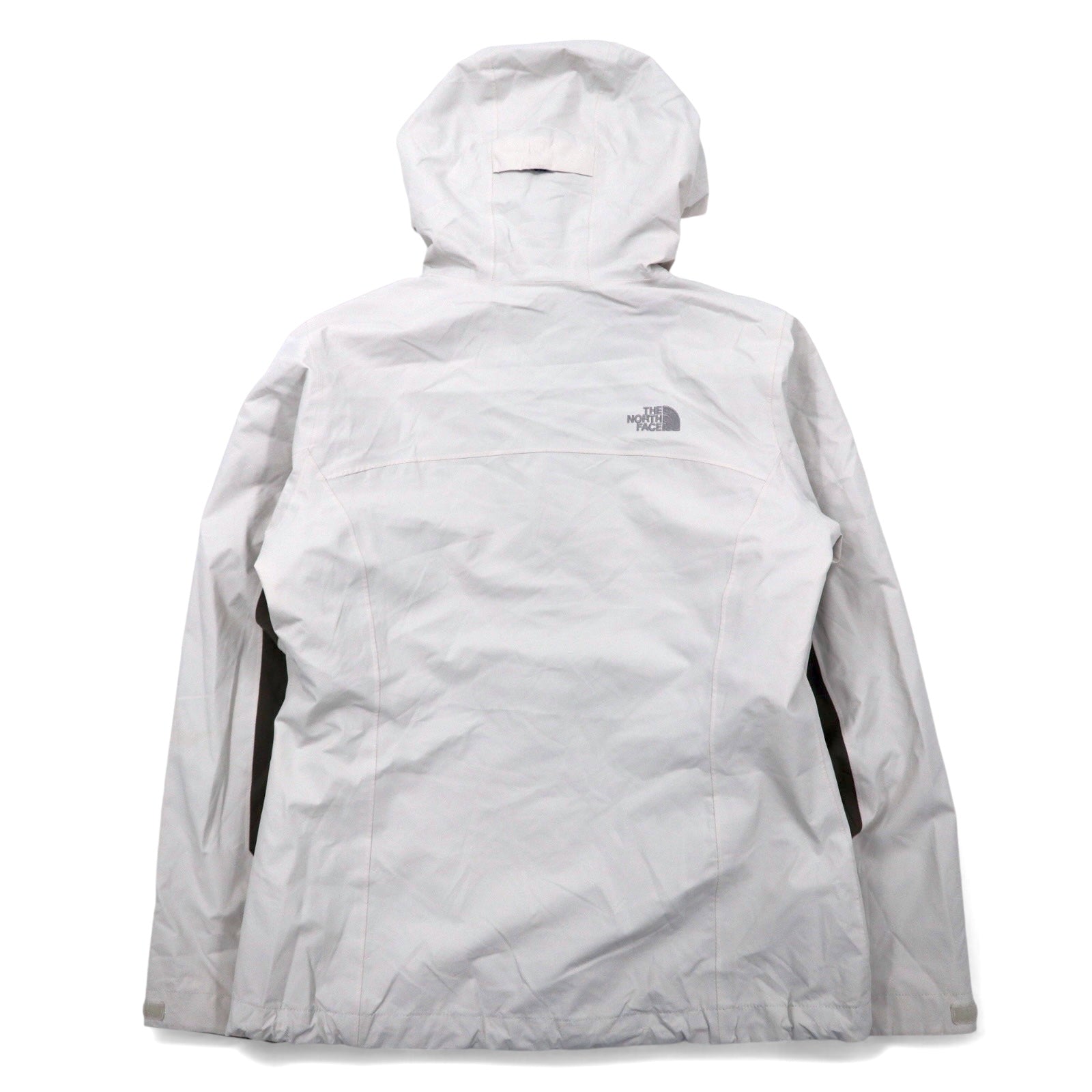 THE NORTH FACE Giacca a vento 3-in-1 M Bianco Kaki Poliestere HYVENT Impermeabile Traspirante Fodera in pile staccabile Taglia USA