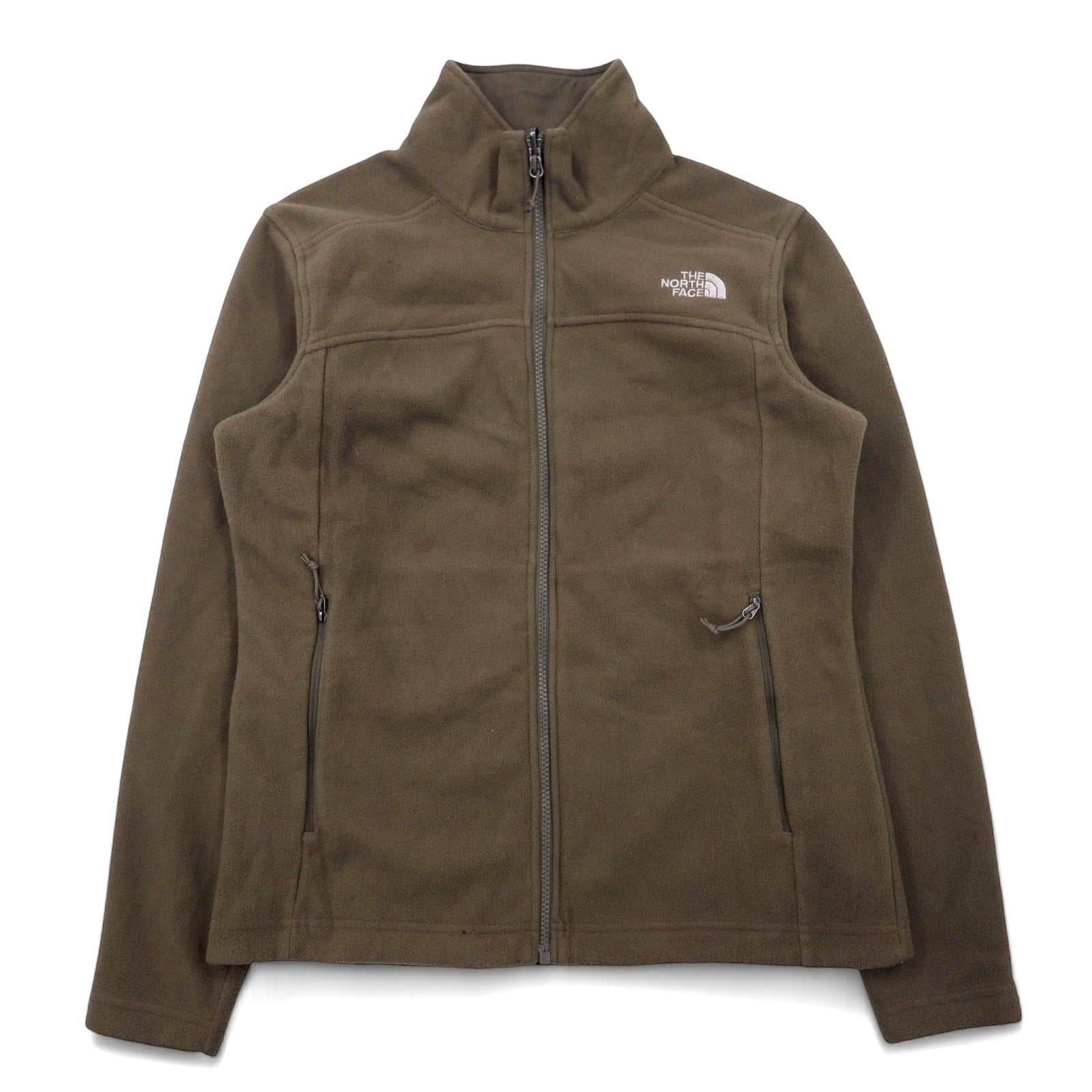 THE NORTH FACE Giacca a vento 3-in-1 M Bianco Kaki Poliestere HYVENT Impermeabile Traspirante Fodera in pile staccabile Taglia USA