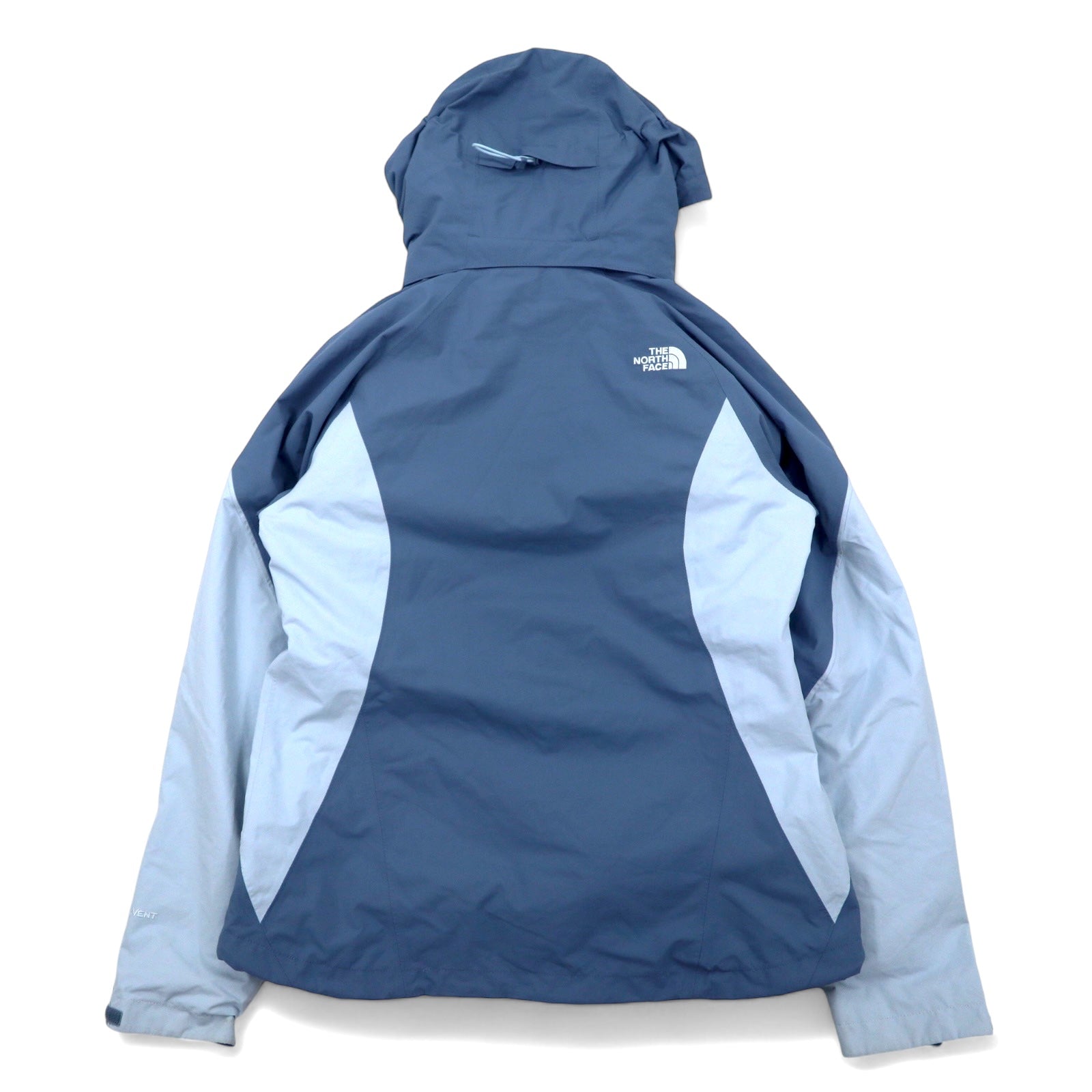 THE NORTH FACE Giacca a vento 3-in-1 M Blu Nylon HYVENT Impermeabile Traspirante Fodera in pile rimovibile Cappuccio rimovibile Standard USA