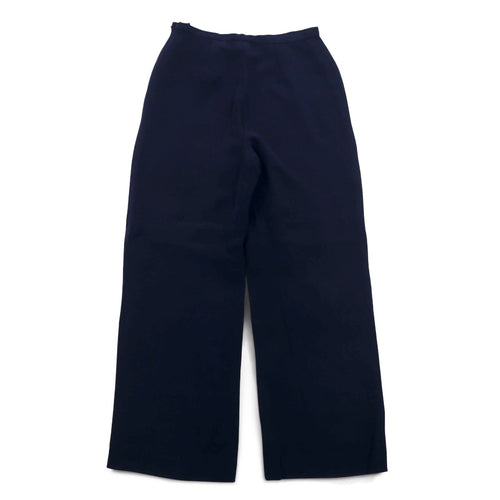Burberrys 90年代 ワイド スラックスパンツ M ネイビー レーヨン