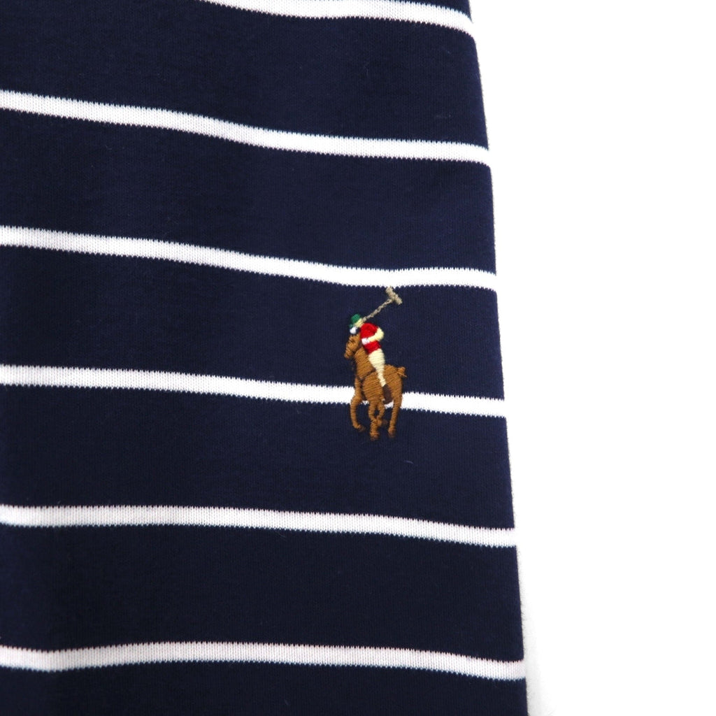POLO RALPH LAUREN Polo a righe XL navy cotone ricamo piccolo pony