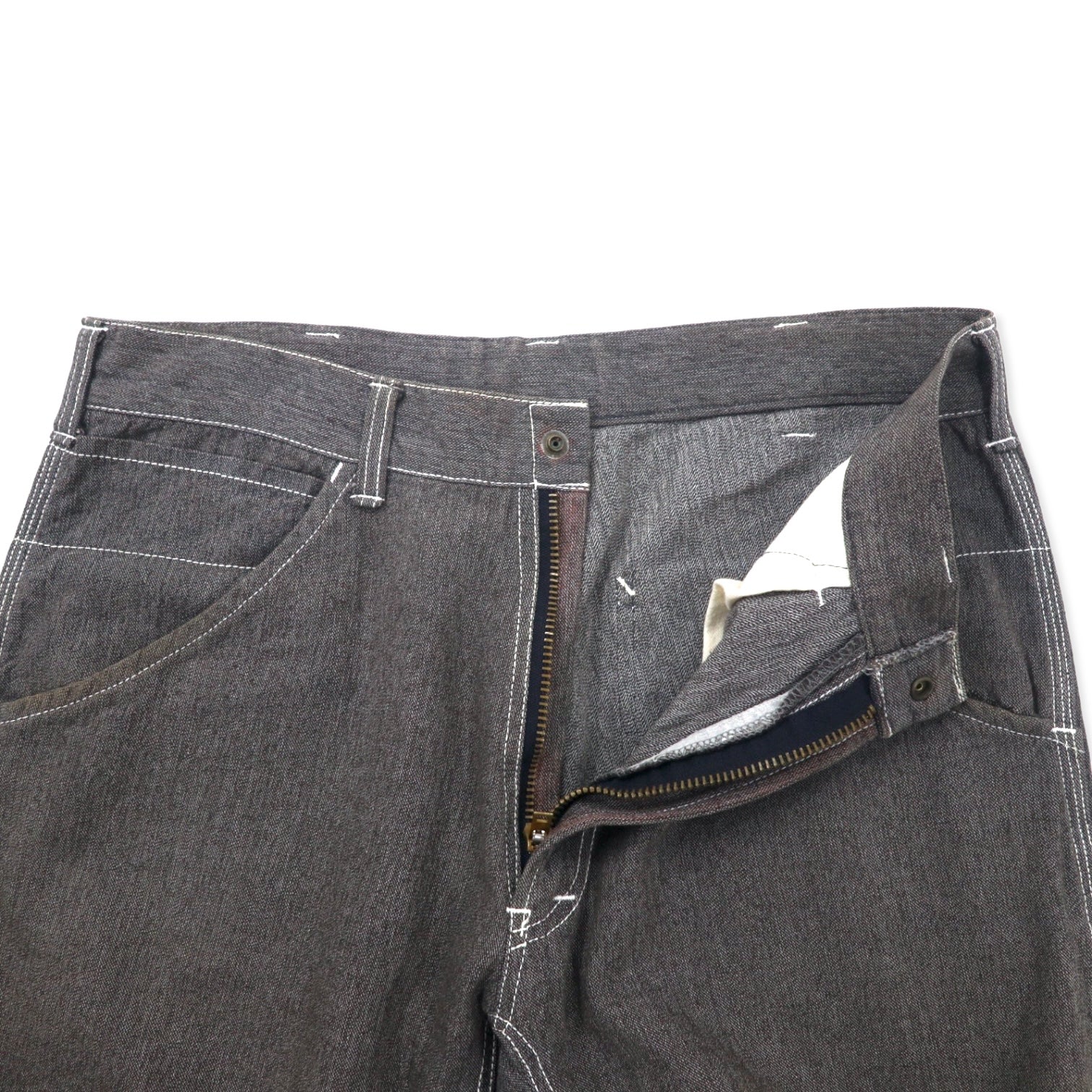 CLASS Pantaloni da imbianchino 30 Chambray Grigio Horikiri Michiyuki Distribuito da BEAMS Fabbricato in Giappone