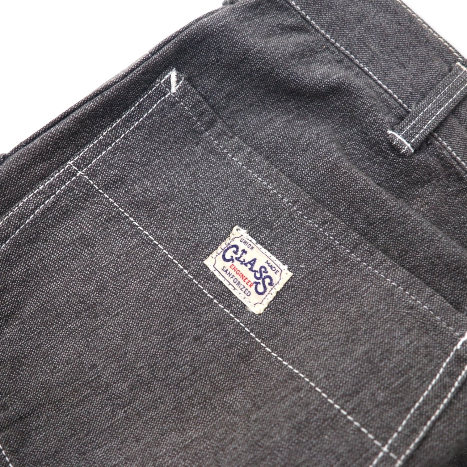 CLASS Pantaloni da imbianchino 30 Chambray Grigio Horikiri Michiyuki Distribuito da BEAMS Fabbricato in Giappone
