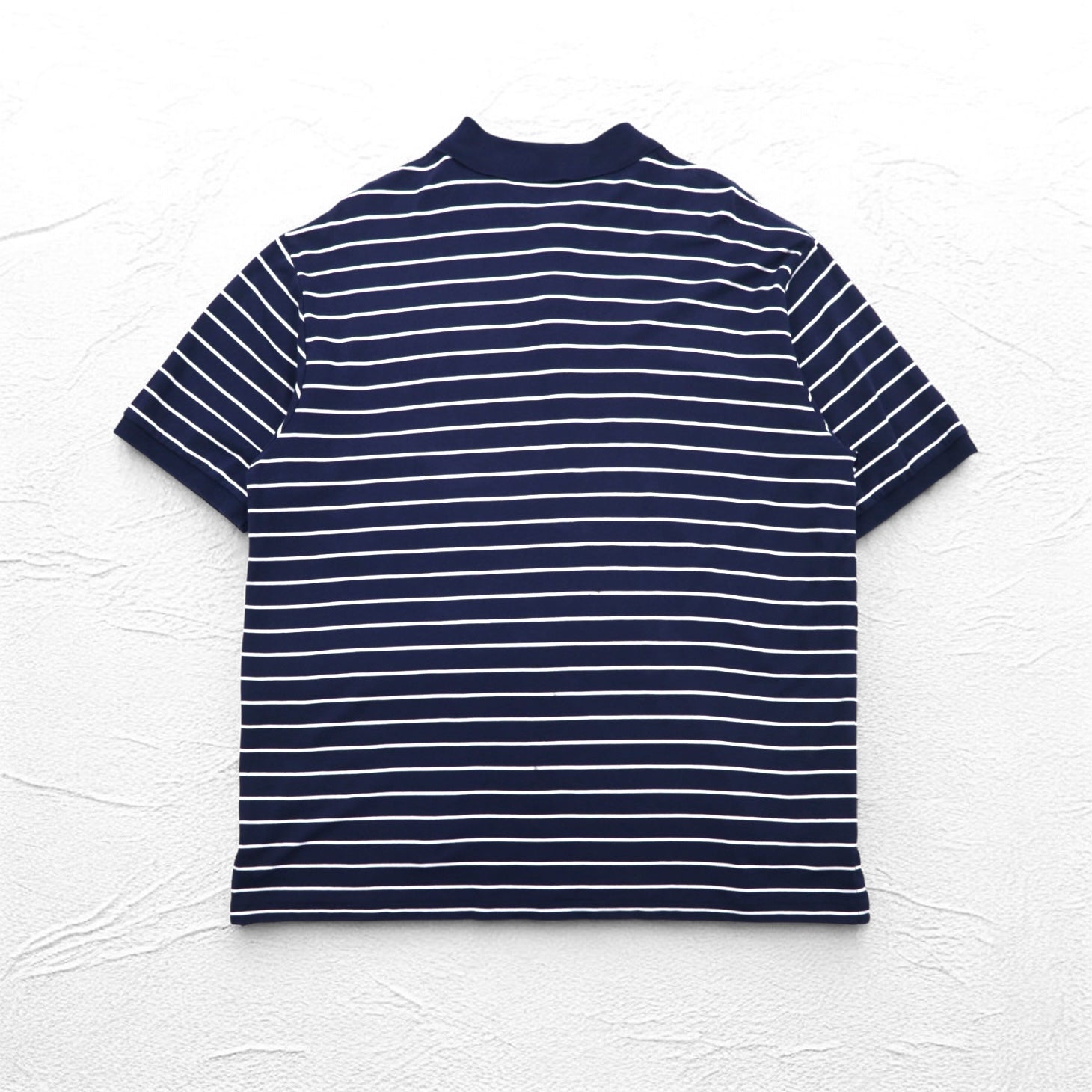 POLO RALPH LAUREN Polo a righe XL navy cotone ricamo piccolo pony